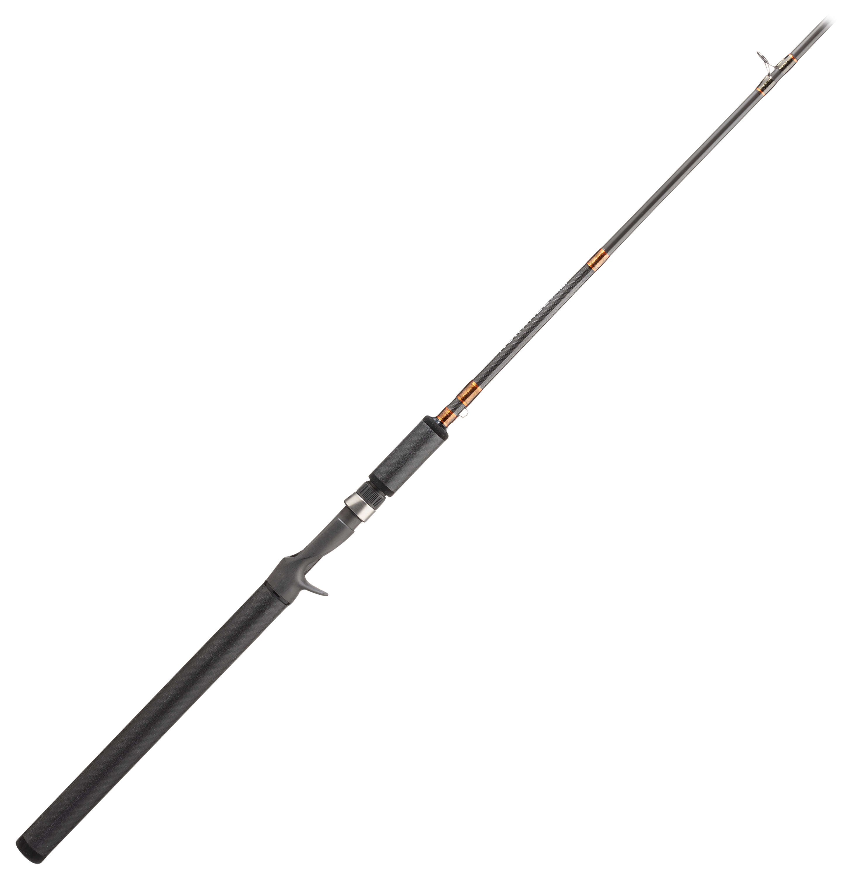 Okuma Guide Select Pro Rod, 2 Piece, Heavy Spinning 3K Woven Carbon Fiber  Fore And Rear Grips Stainless Steel Hook Keepers