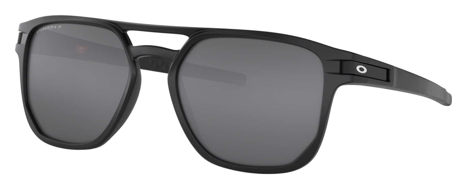 Oakley Latch Beta Polarized Sunglasses - Matte Black/Prizm Black Mirror - Oakley