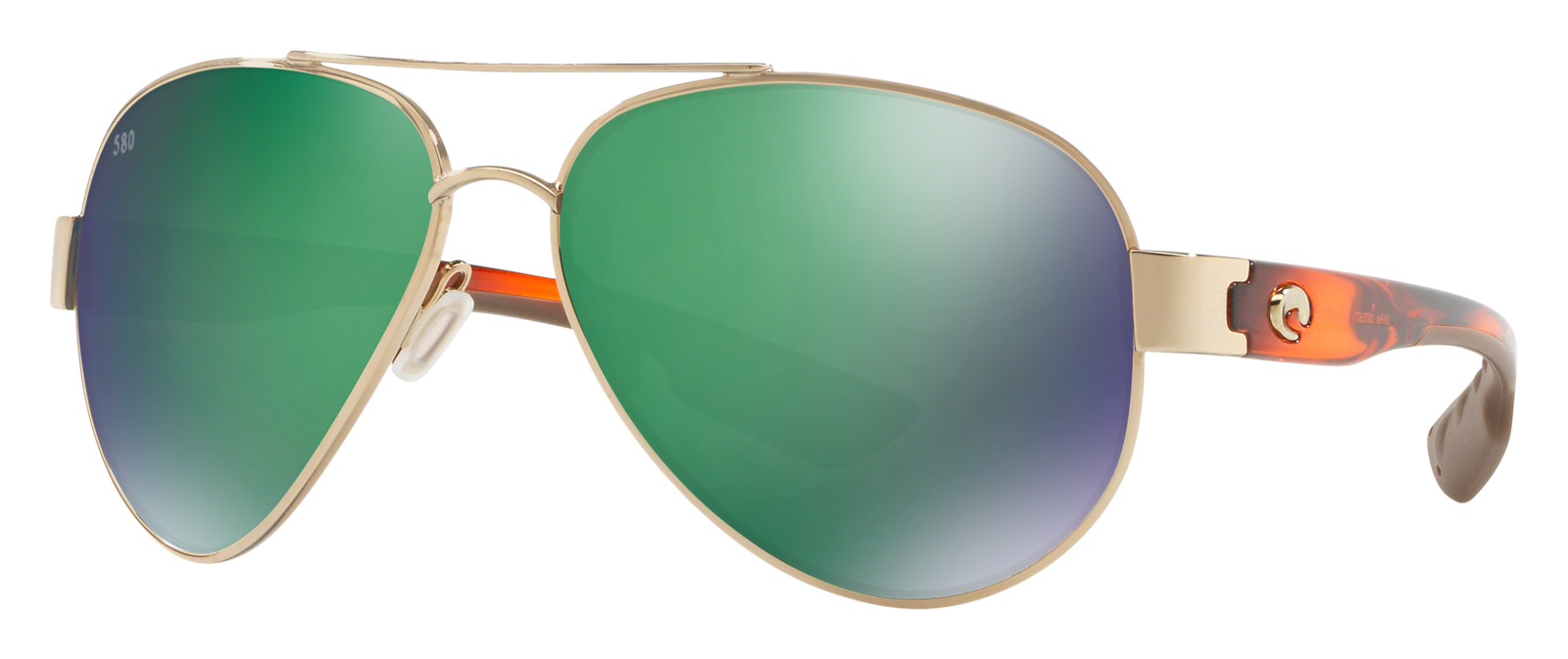 Costa Del Mar South Point 580G Glass Polarized Sunglasses - Rose Gold Torto