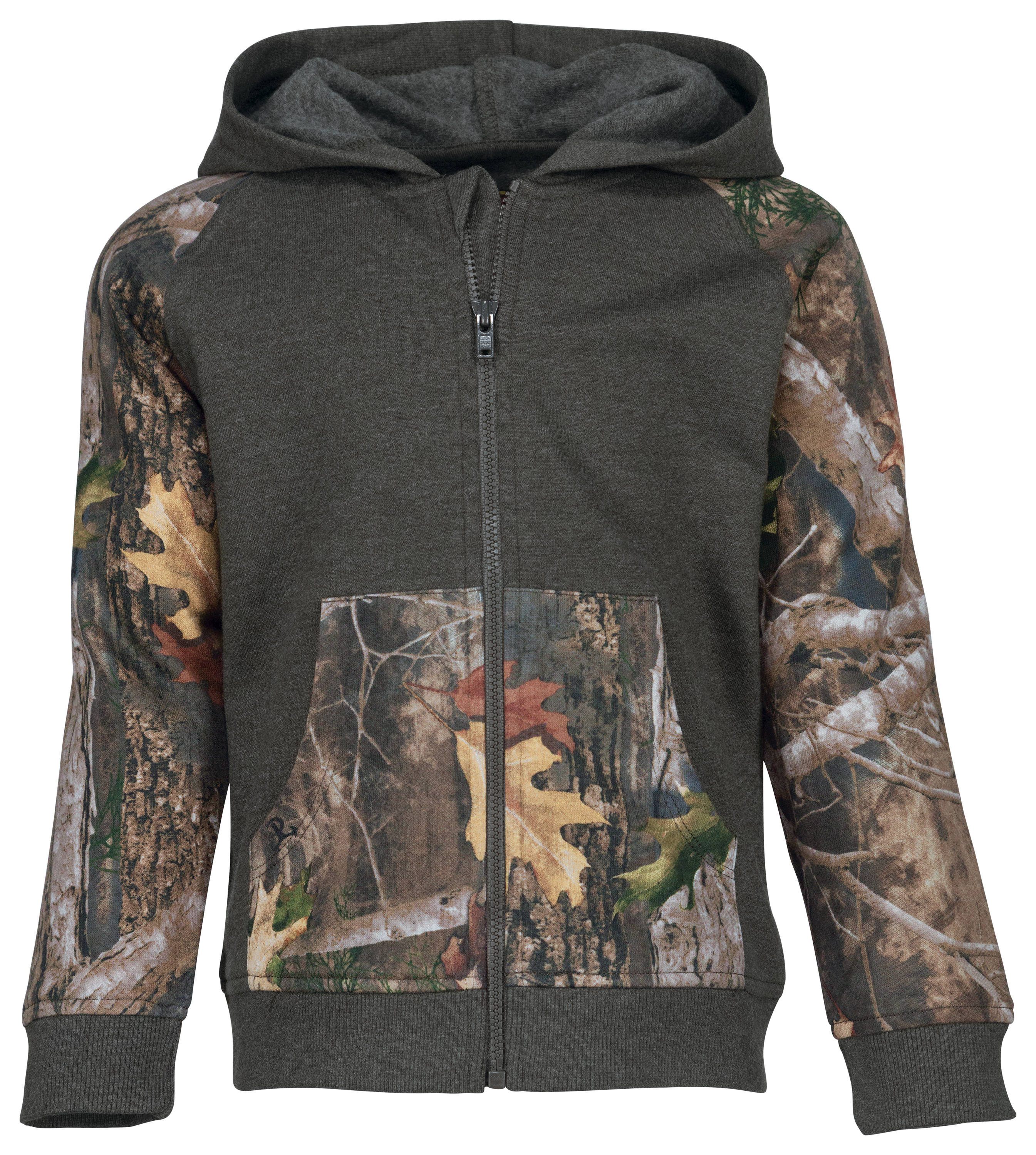 Bass Pro Shops TrueTimber Camo Full-Zip Raglan Long-Sleeve Hoodie for Babie