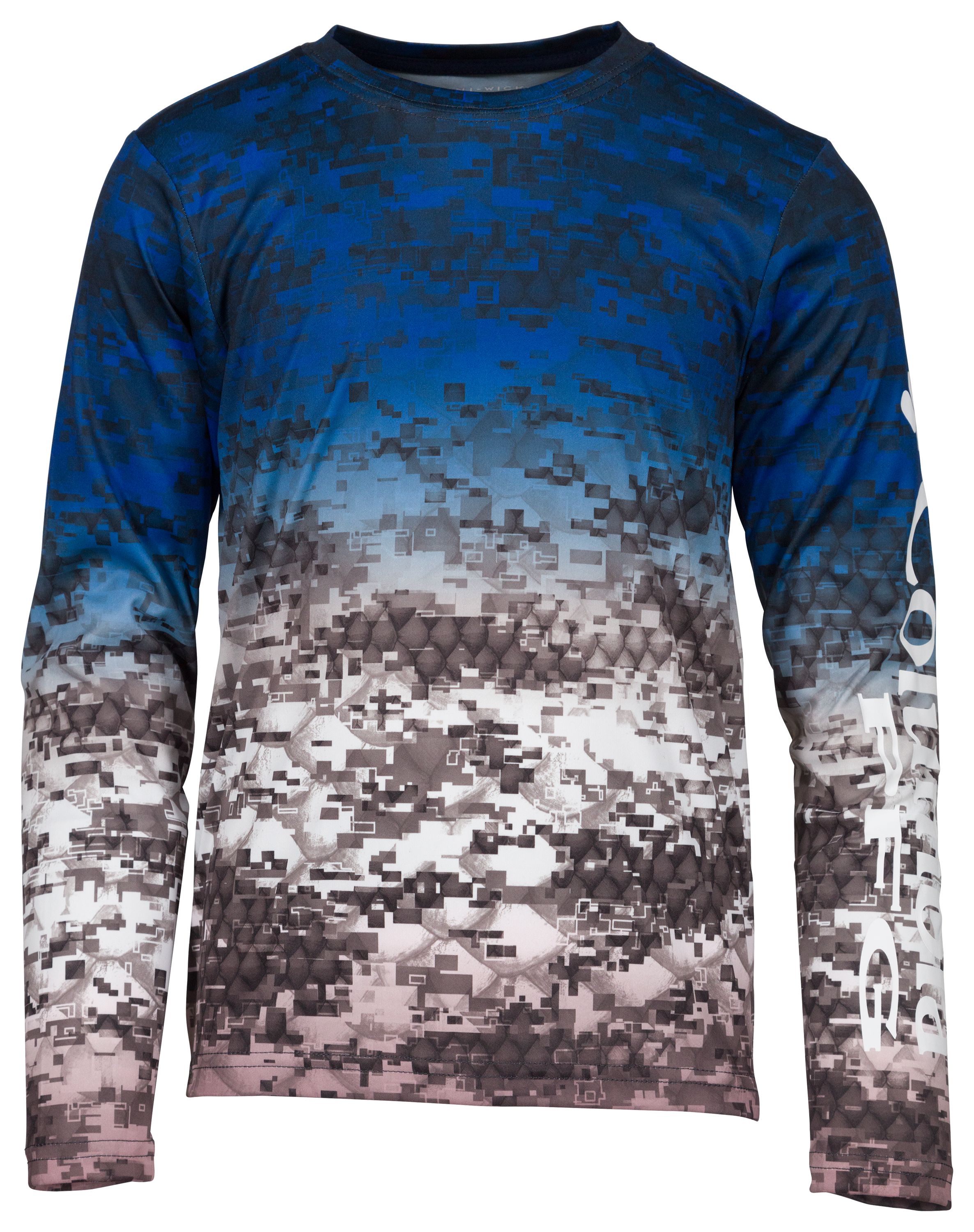 Columbia Super Terminal Tackle Digi Camo Fade Long-Sleeve Shirt for Kids - 