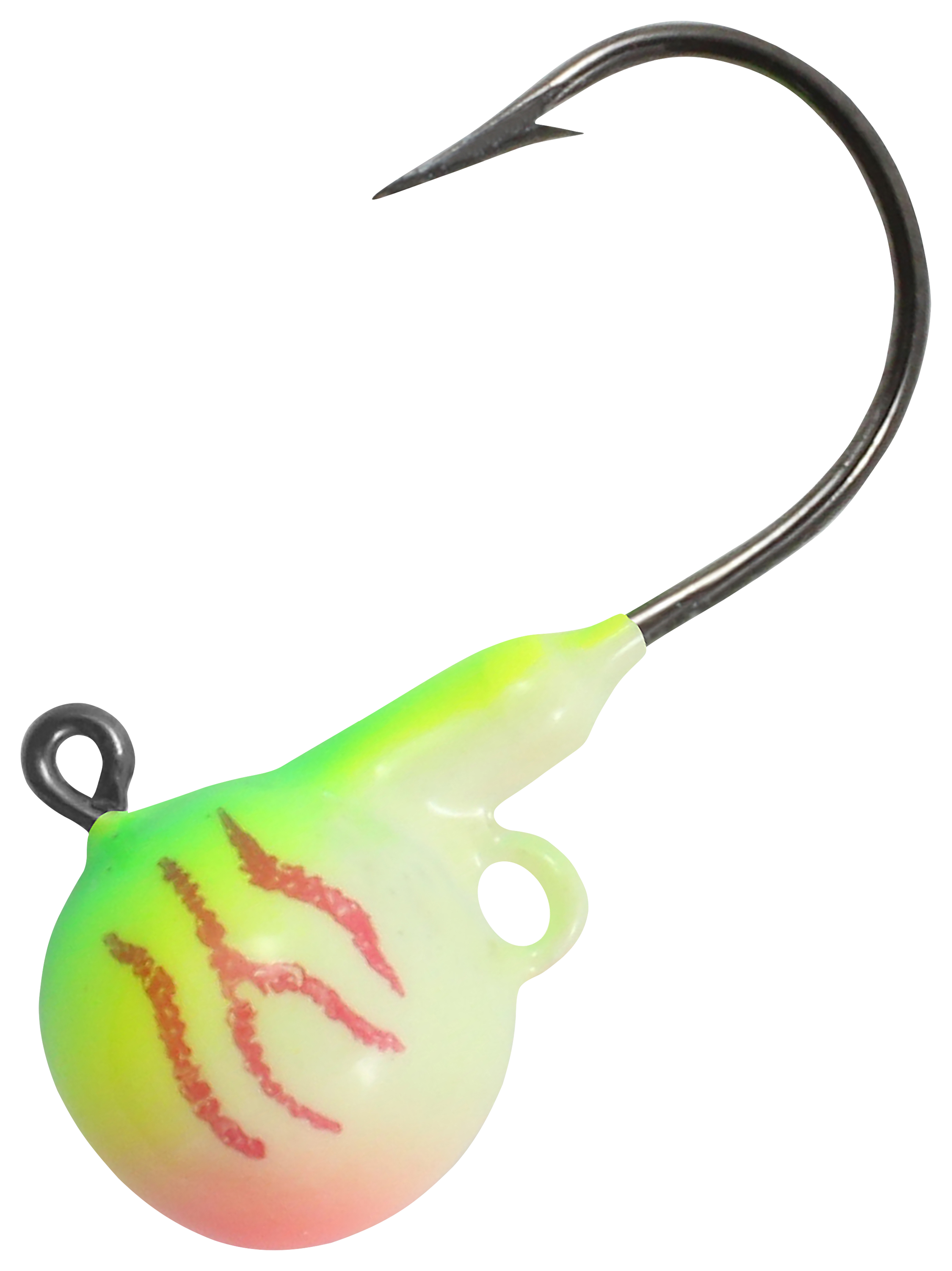 Image of Northland Fishing Tackle Fire-Ball Jig - 1/4 oz. - 2/0 - 4 Pack - UV Bleeding Melon