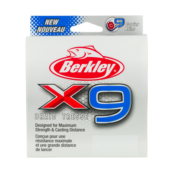 Berkley x9 Braid Fishing Line - Crystal - 50 Lb  Test