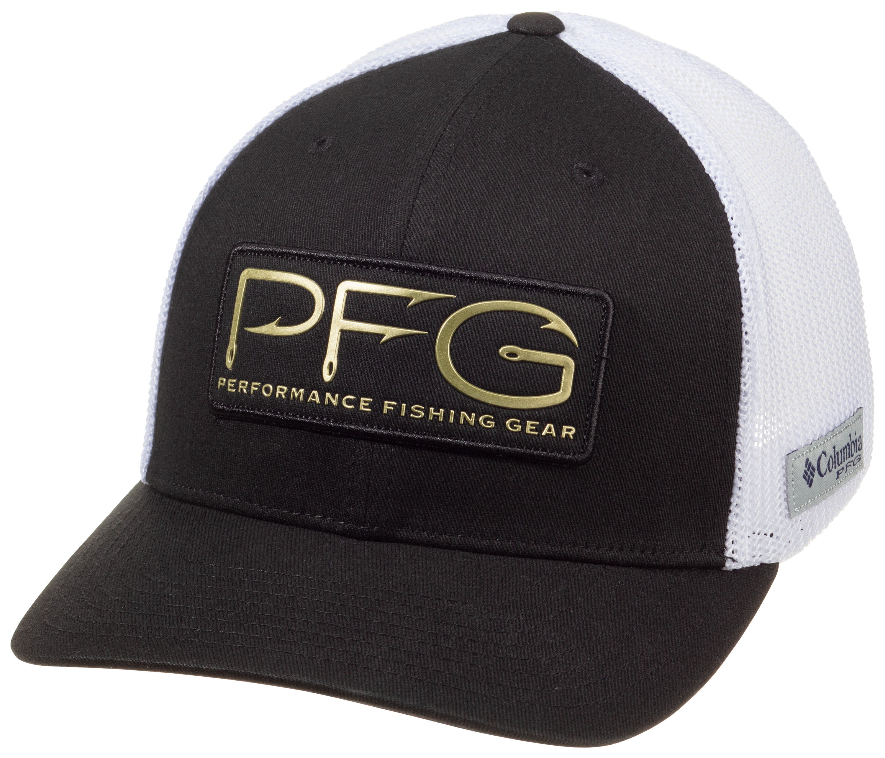 Mens hat Columbia PFG Fishing Hat Gray Black Size L/XL