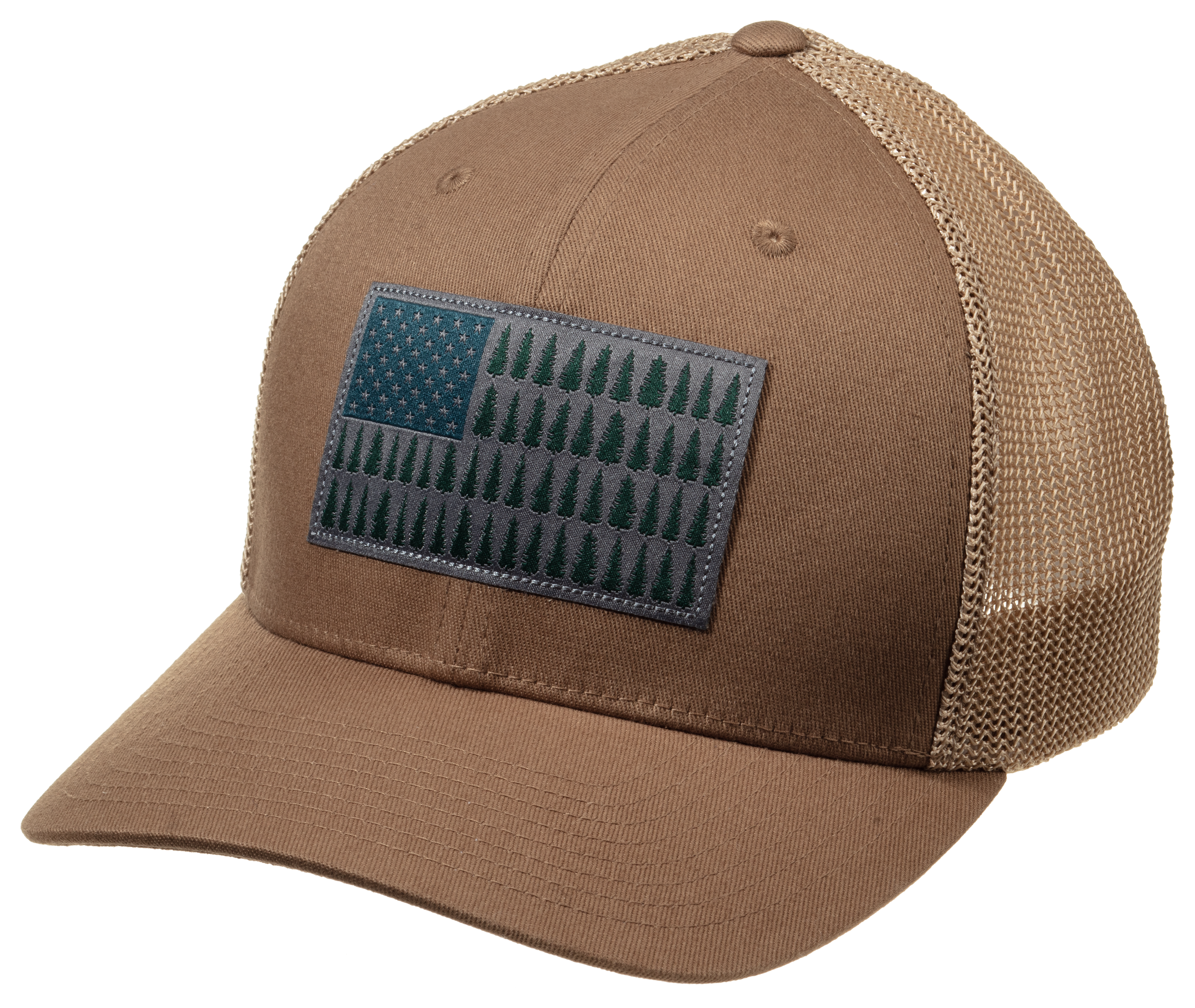 Image of Columbia Mesh Tree Flag Ball Cap - Delta - L/XL