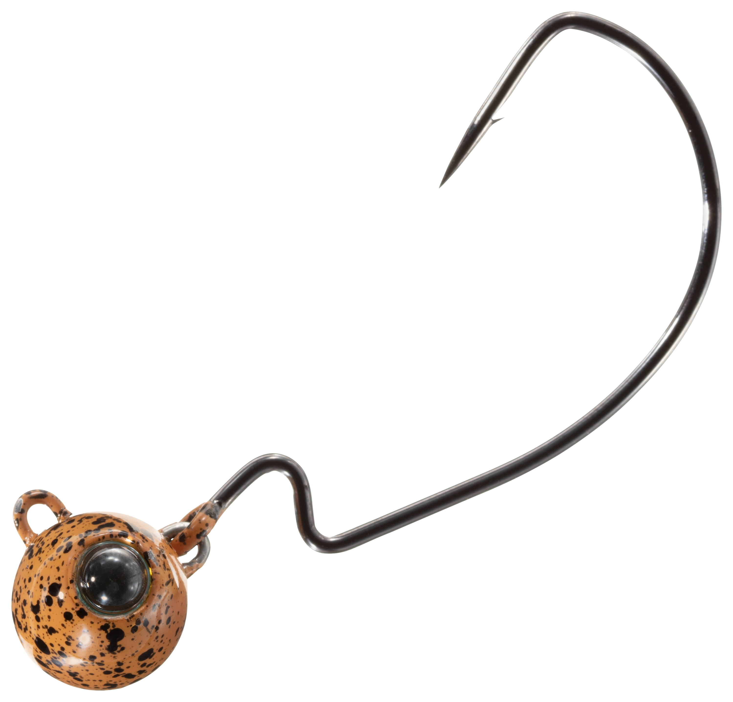Image of Kalin's Google Eye Swing Football Jighead - 9/16 oz. - Pumpkin Pepper
