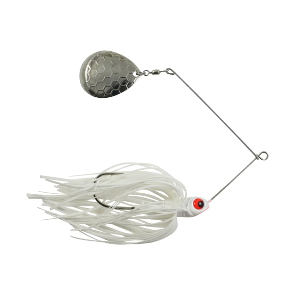 Northland Fishing Tackle Reed Runner Single Blade Spinnerbait - 3 8 oz  - White Shad