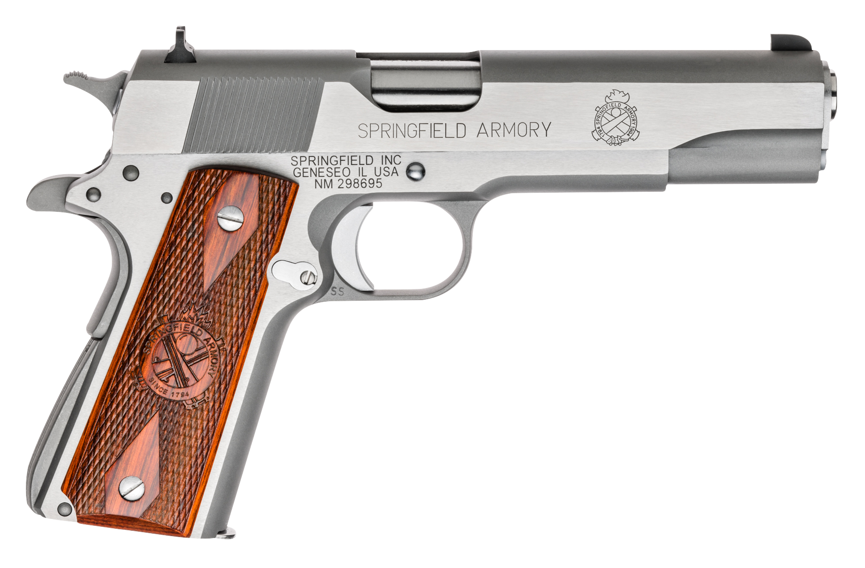 Springfield Armory 1911 Mil-Spec CA-Compliant Semi-Auto Pistol in Stainless