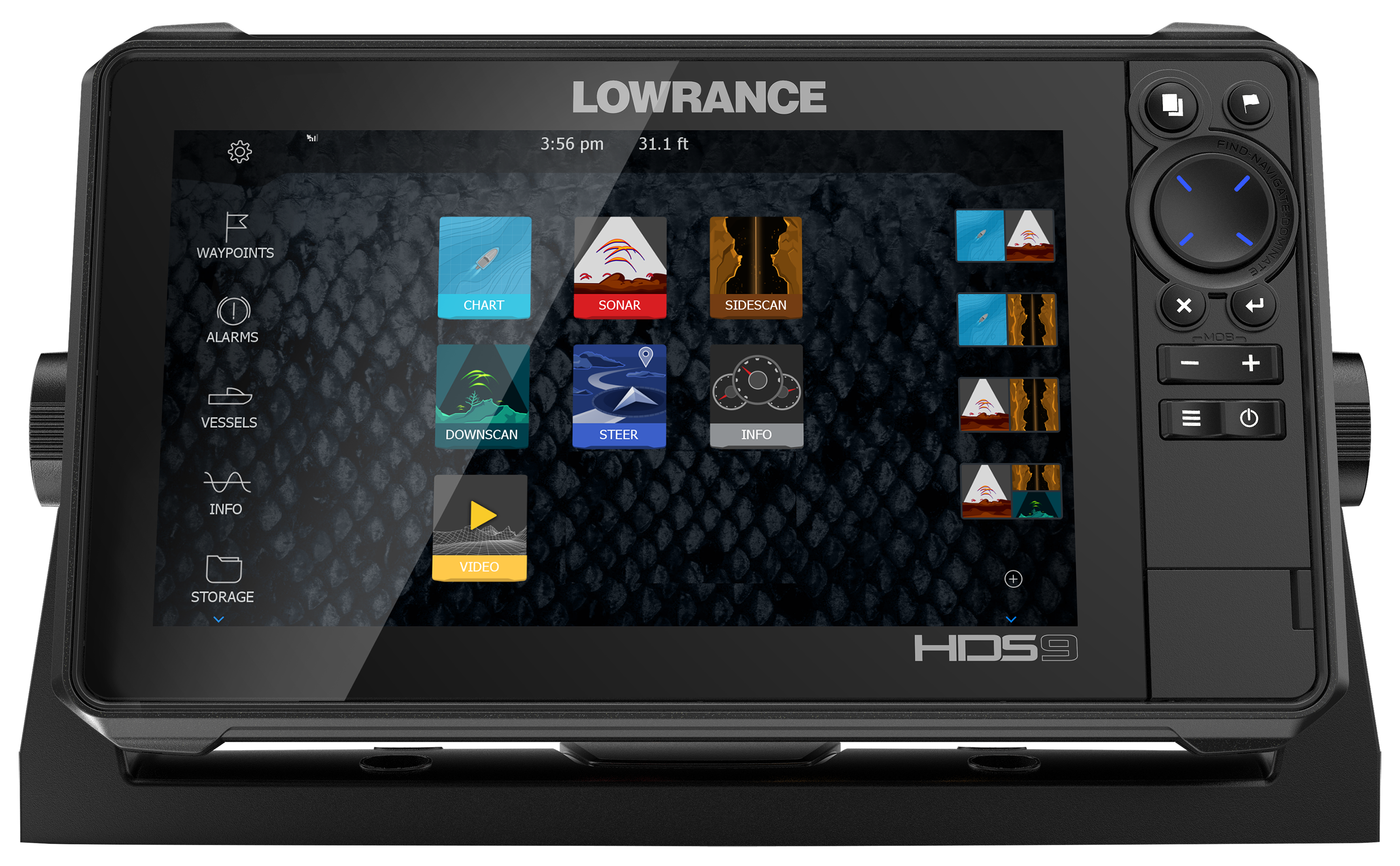 Lowrance hook 4 fish finder - boat parts - by owner - marine sale