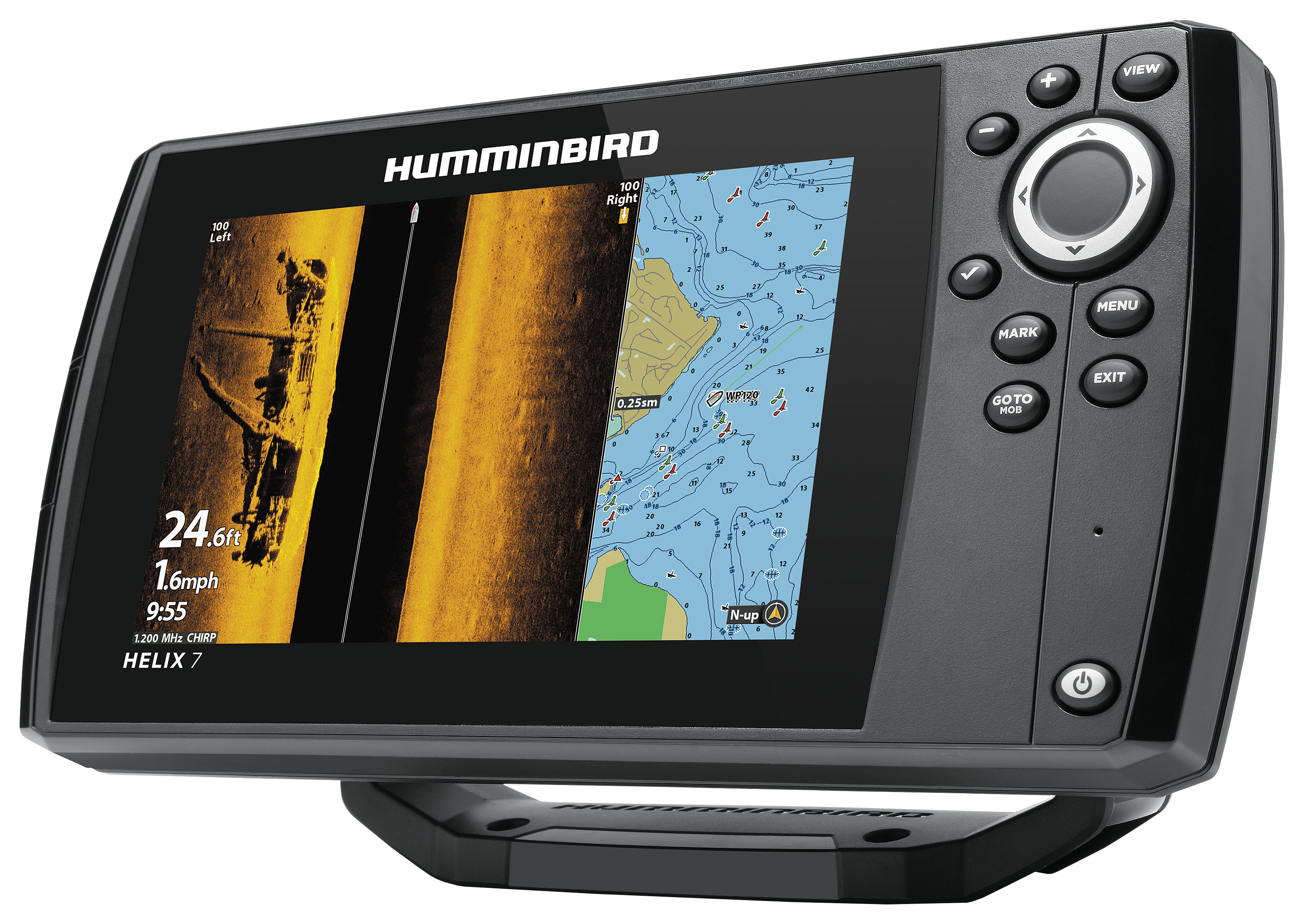 Smidighed Udstyr reductor Humminbird Helix 7 CHIRP MEGA SI GPS G3N GPS Fish Finder/Chartplotter |  Bass Pro Shops
