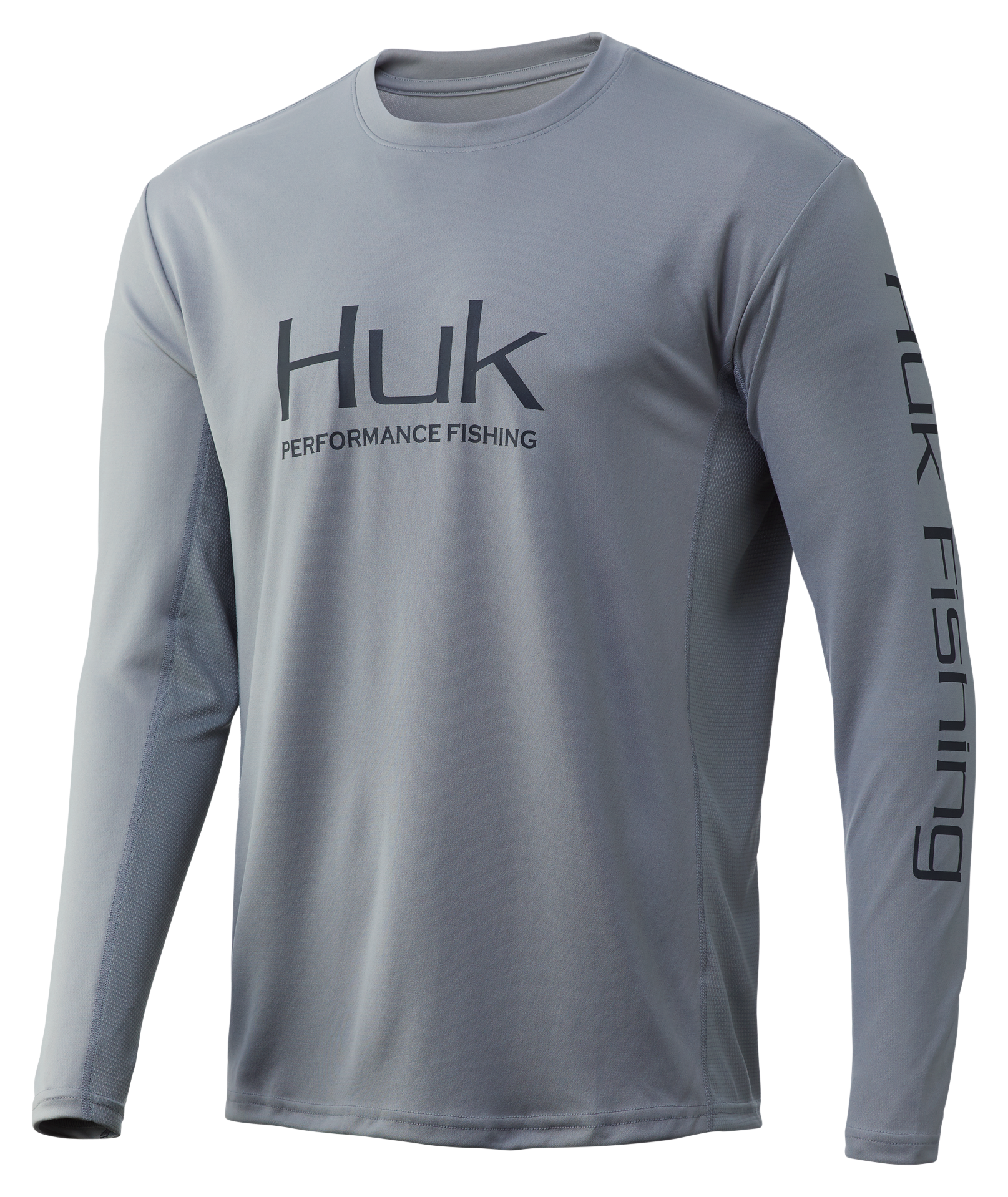 Huk Icon X Long-Sleeve Shirt for Men - Grey - M
