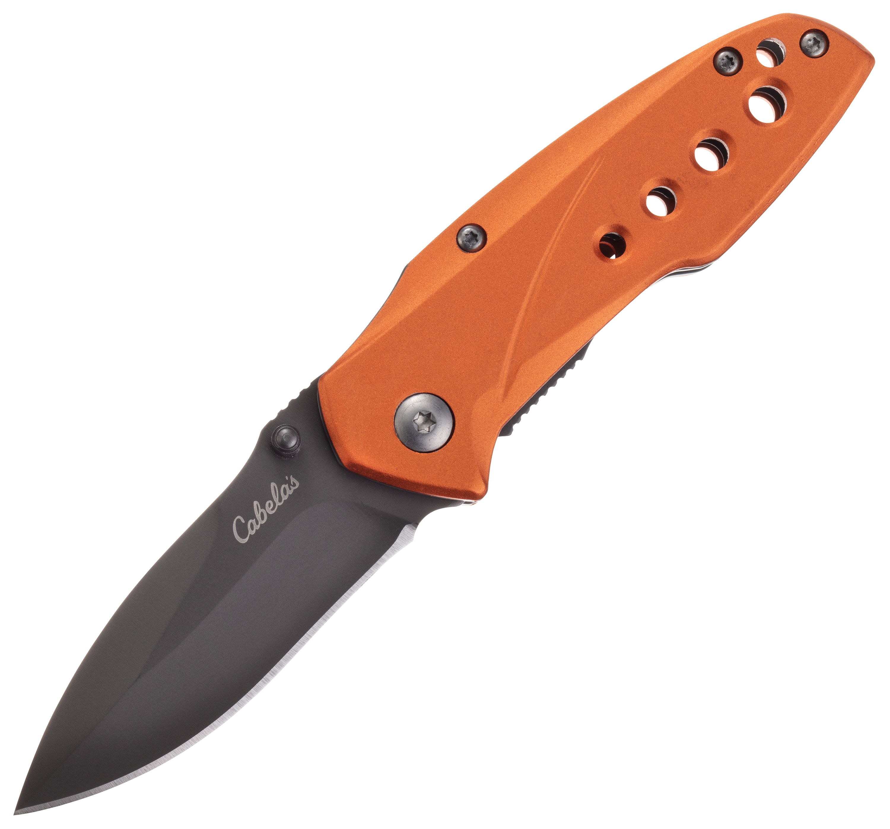Cabela's Small Folding Knife - 3' - Orange