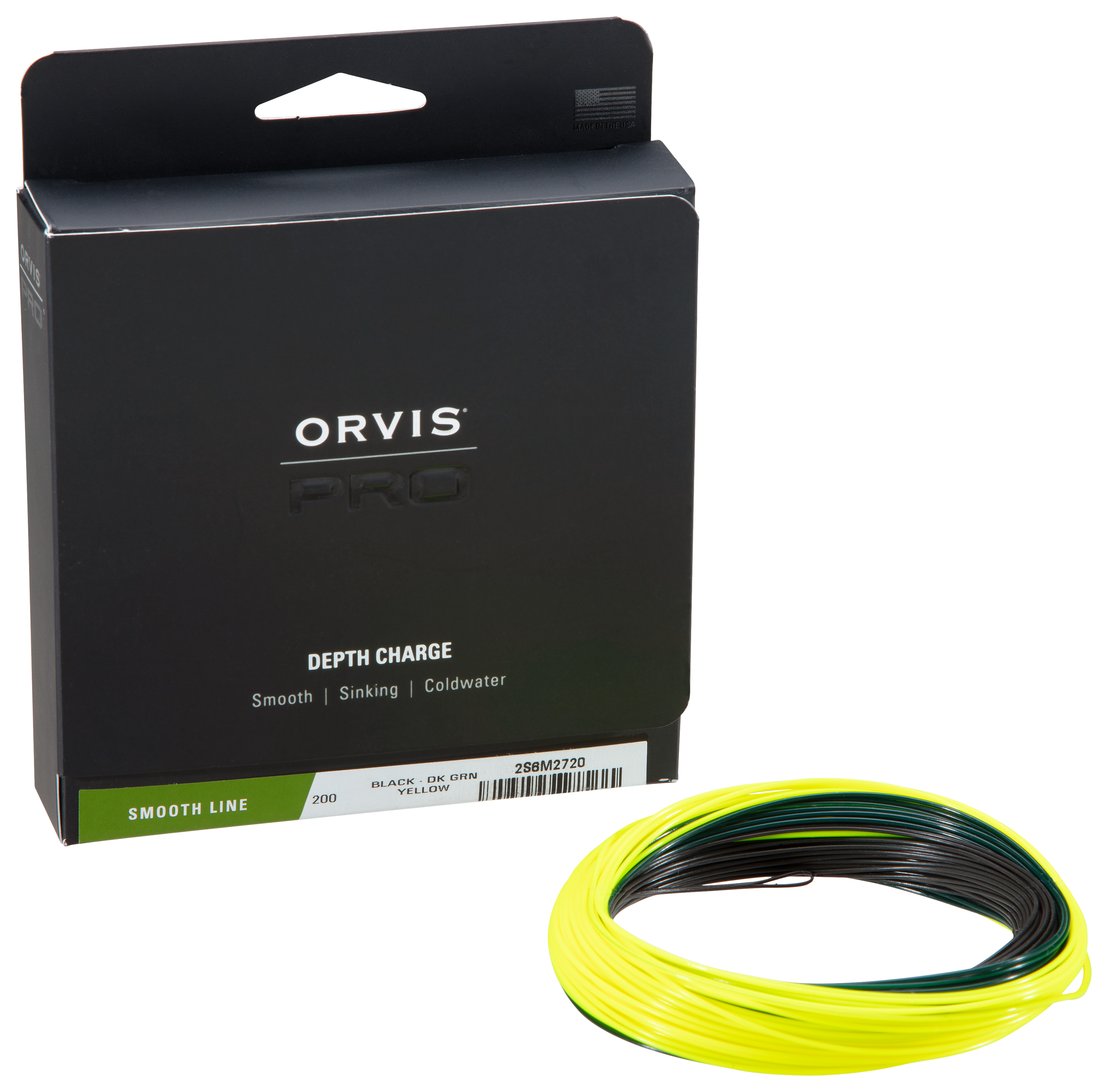 Orvis Pro Depth Charge Triple Density Fly Line - Light Blue/Dark Green/Dark Gray