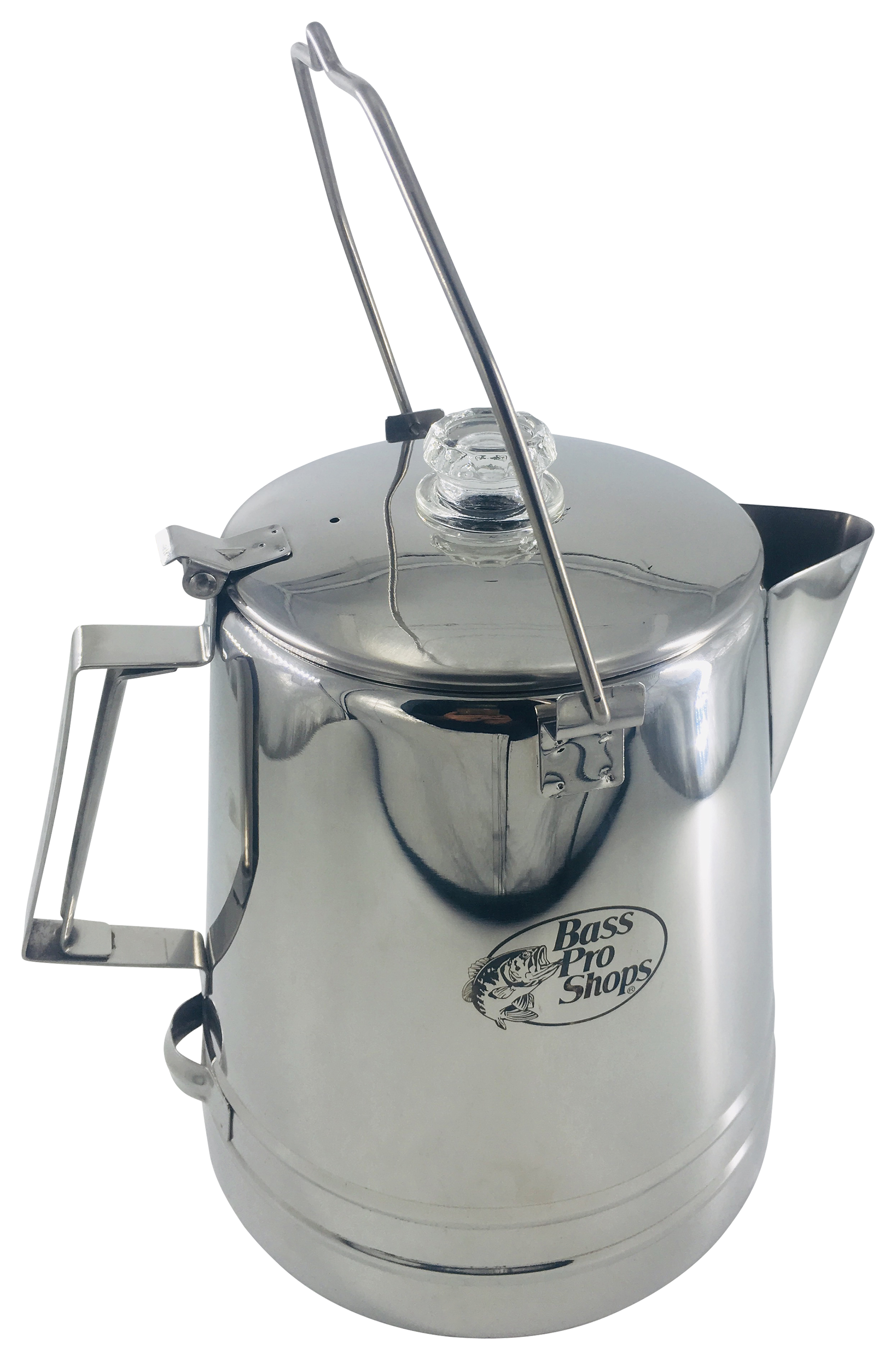 Bass Pro Shops 14-Cup Stainless Steel Campfire Percolator