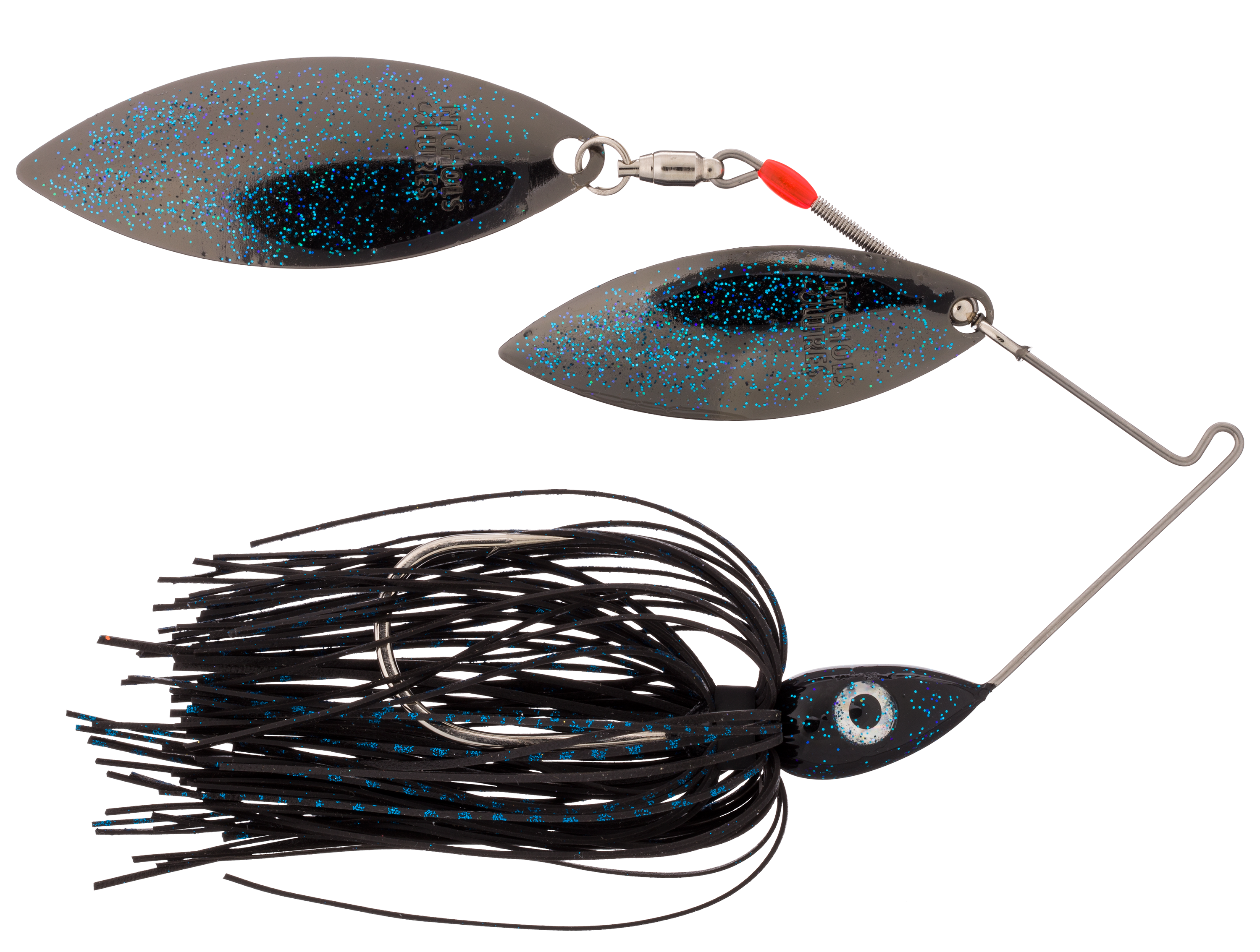 Nichols Lures Pulsator Spinnerbait - 1/2 oz. - Black and Blue