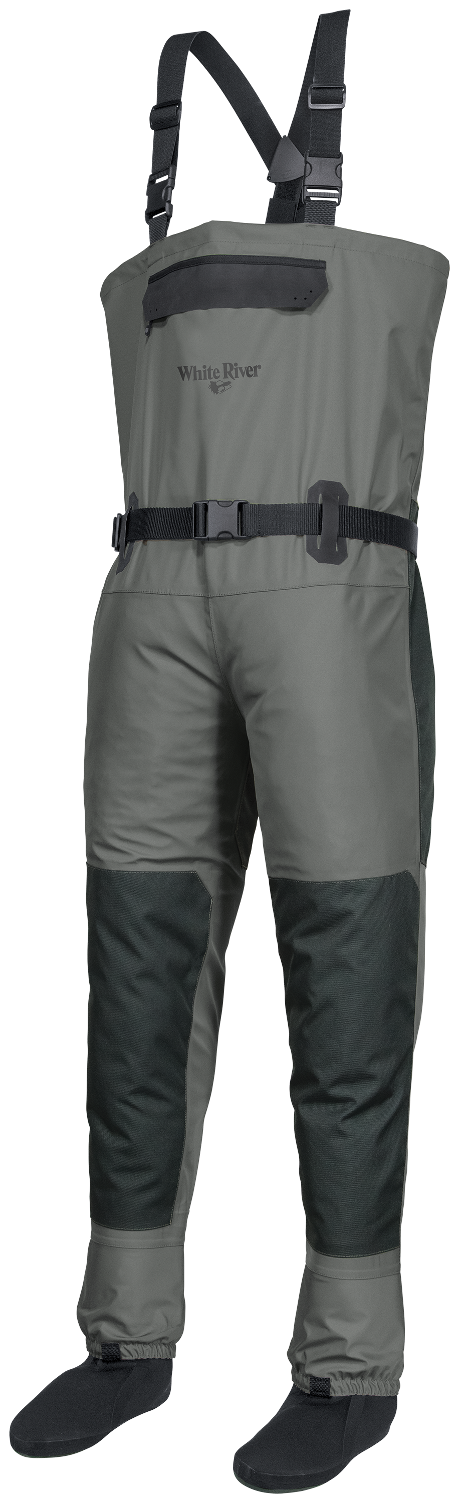 White River Fly Shop Montauk Stocking-Foot Chest Waders for Men
