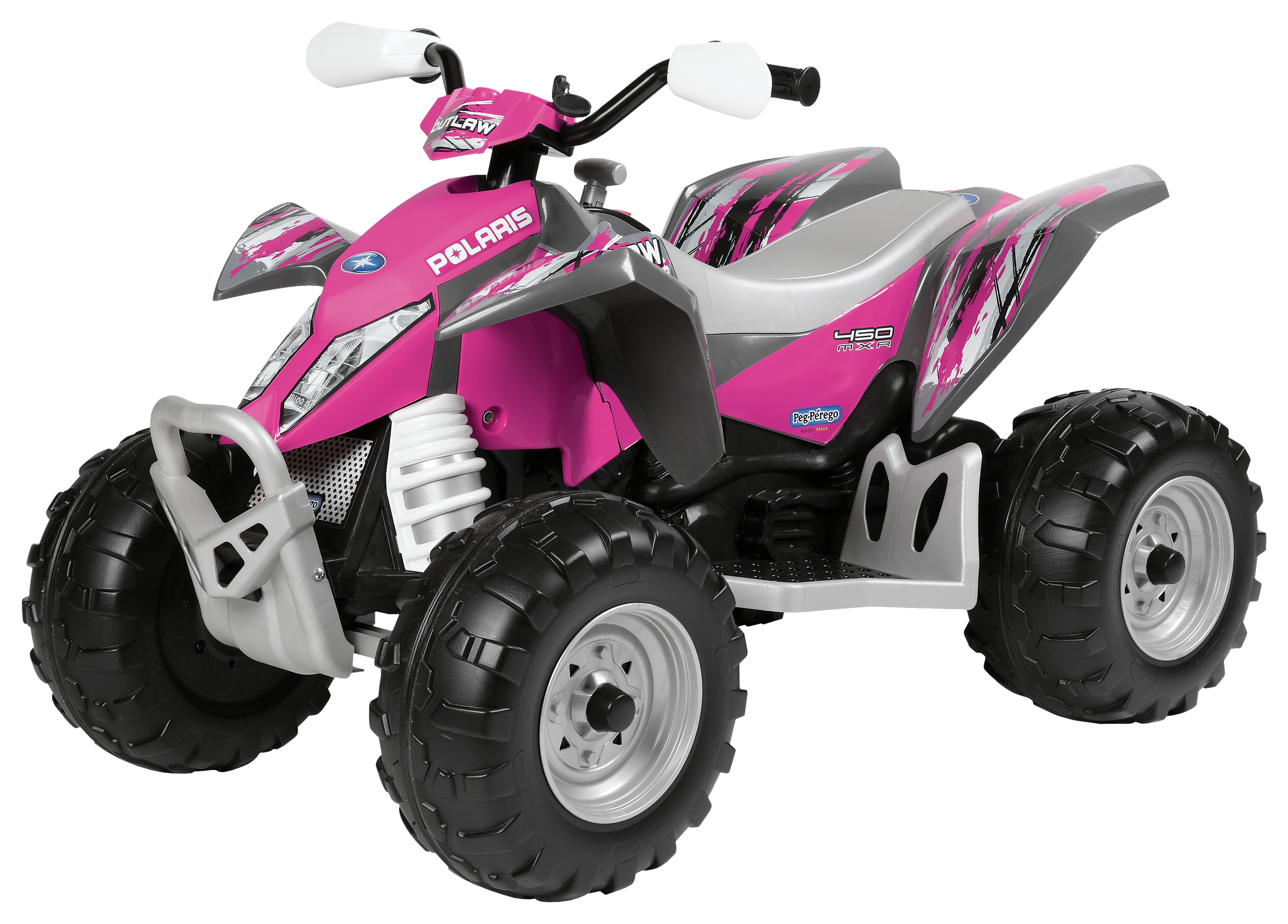 Peg-Perego Polaris Outlaw Pink Power Ride-On Toy for Kids