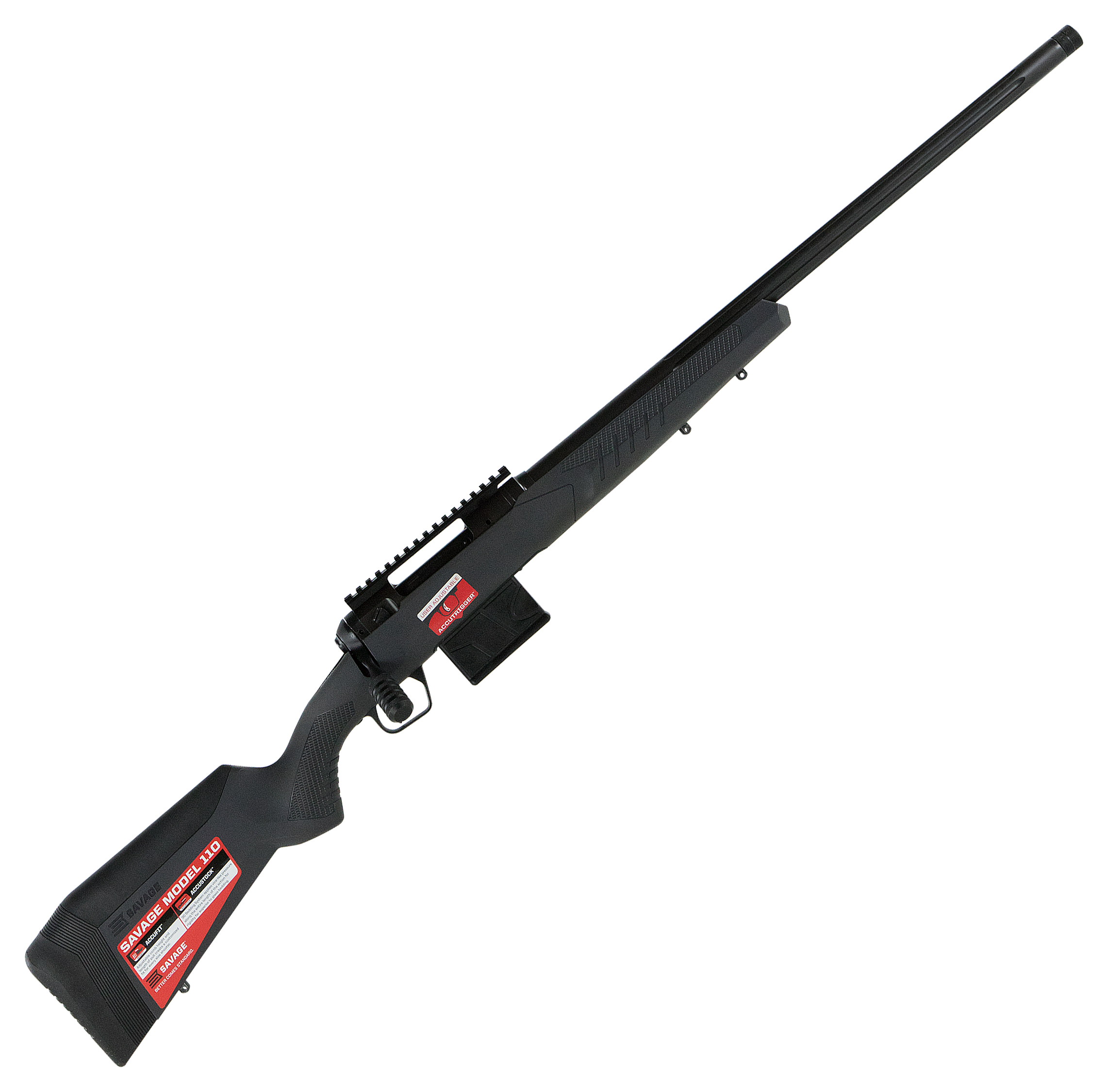 Image of "Savage Arms 110 Tactical Bolt-Action Centerfire Rifle - .308 Winchester - Matte Black - 24"""