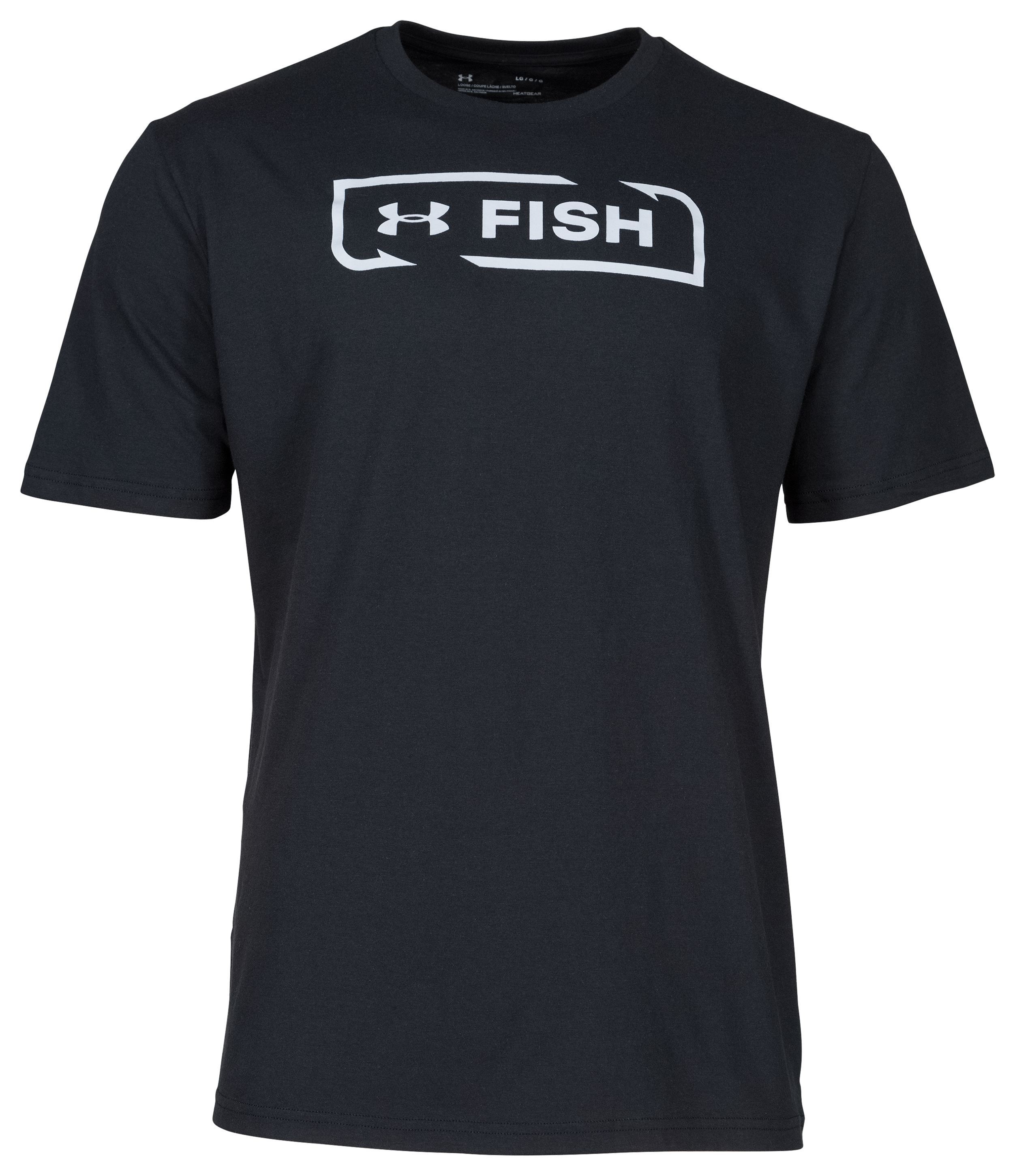 Under Armour Fish Hook Logo Fishing Graphic T-shirt Men's Size