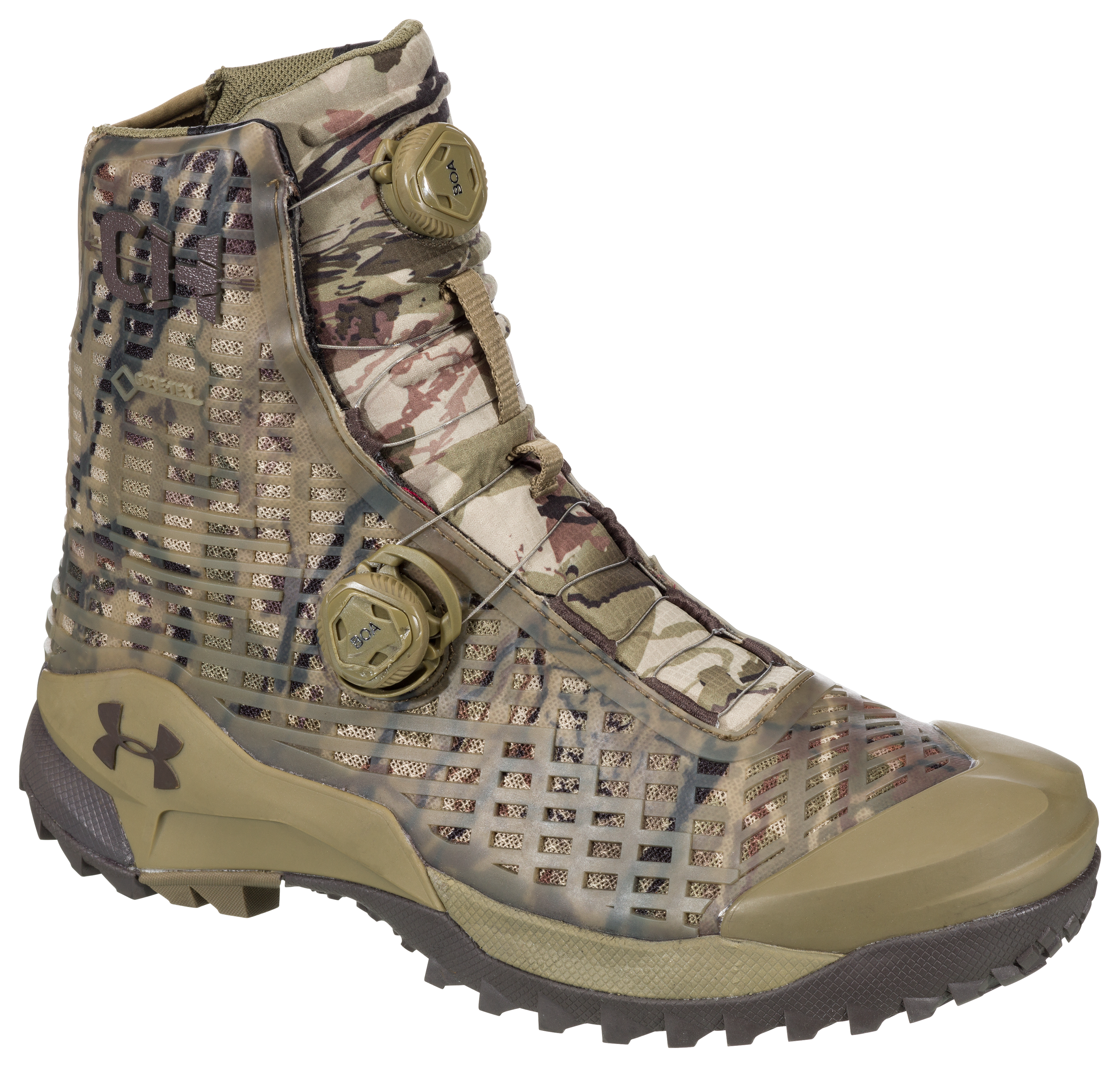 Under Armour CH1 GTX GORE-TEX Tactical Boots  for Men - Bayou Ridge Reaper Camo Barren - 8M