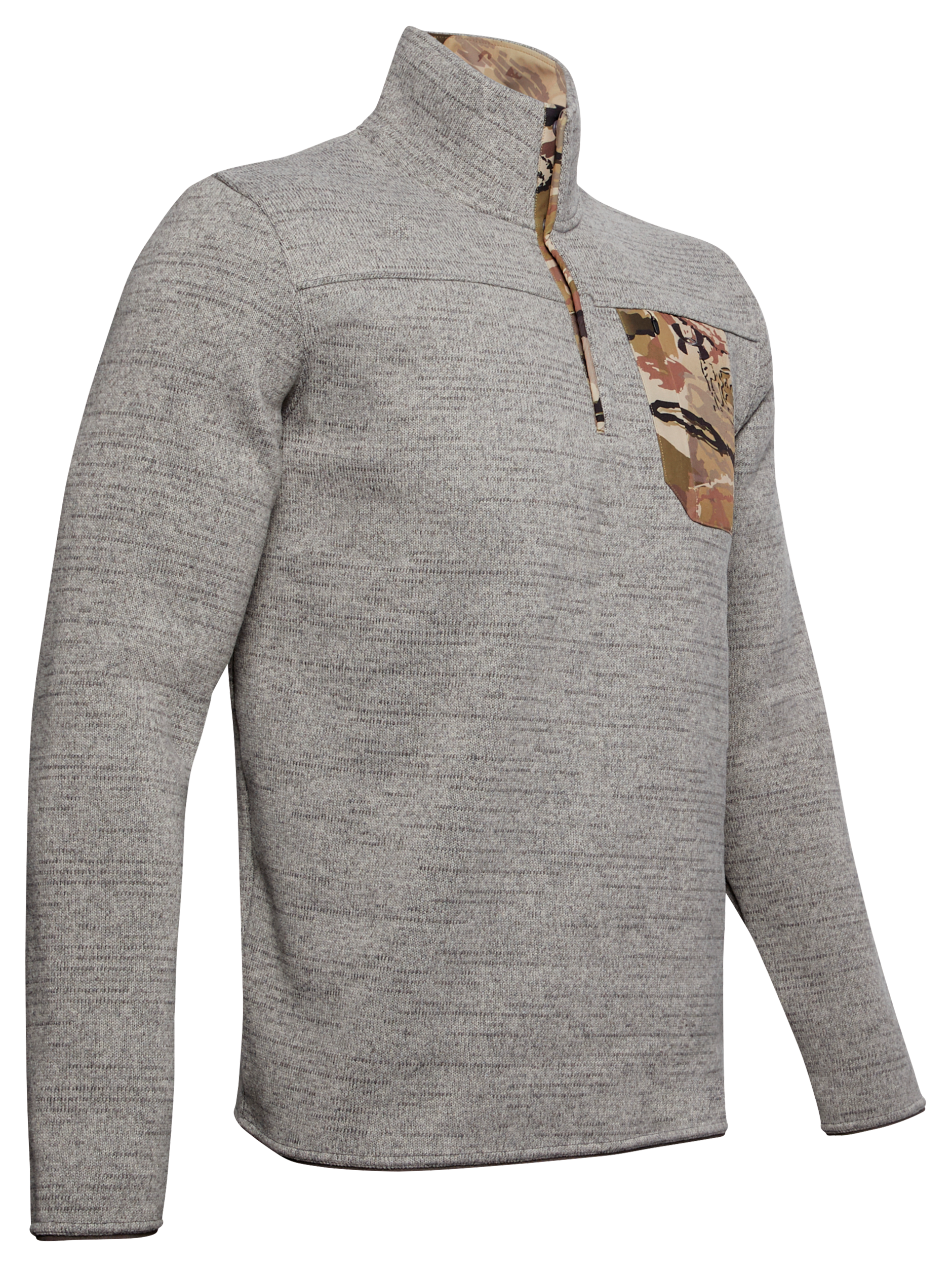 Under Armour Specialist Henley 2.0 Long-Sleeve Pullover for Men - Charcoal/Ridge Reaper Barren - XL product image