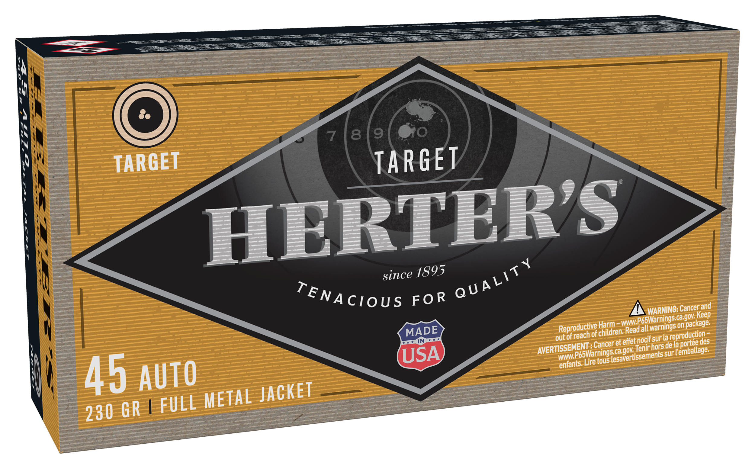 Herter's Target .45 Automatic Colt Pistol 230 Grain Handgun Ammo