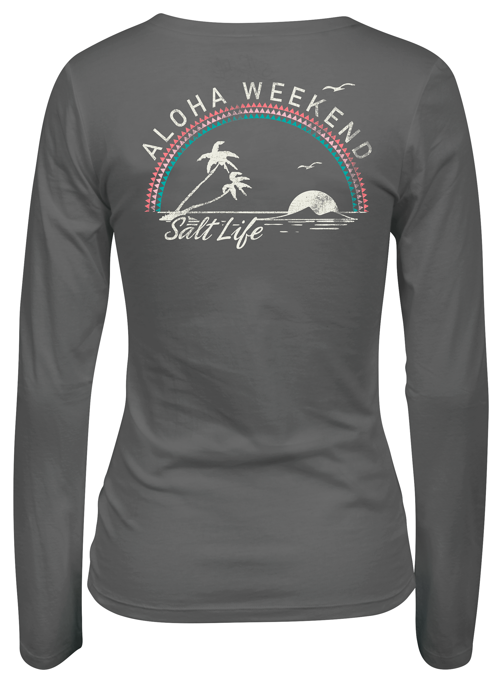 Salt Life Aloha Weekend Long-Sleeve V-Neck Tee for Ladies