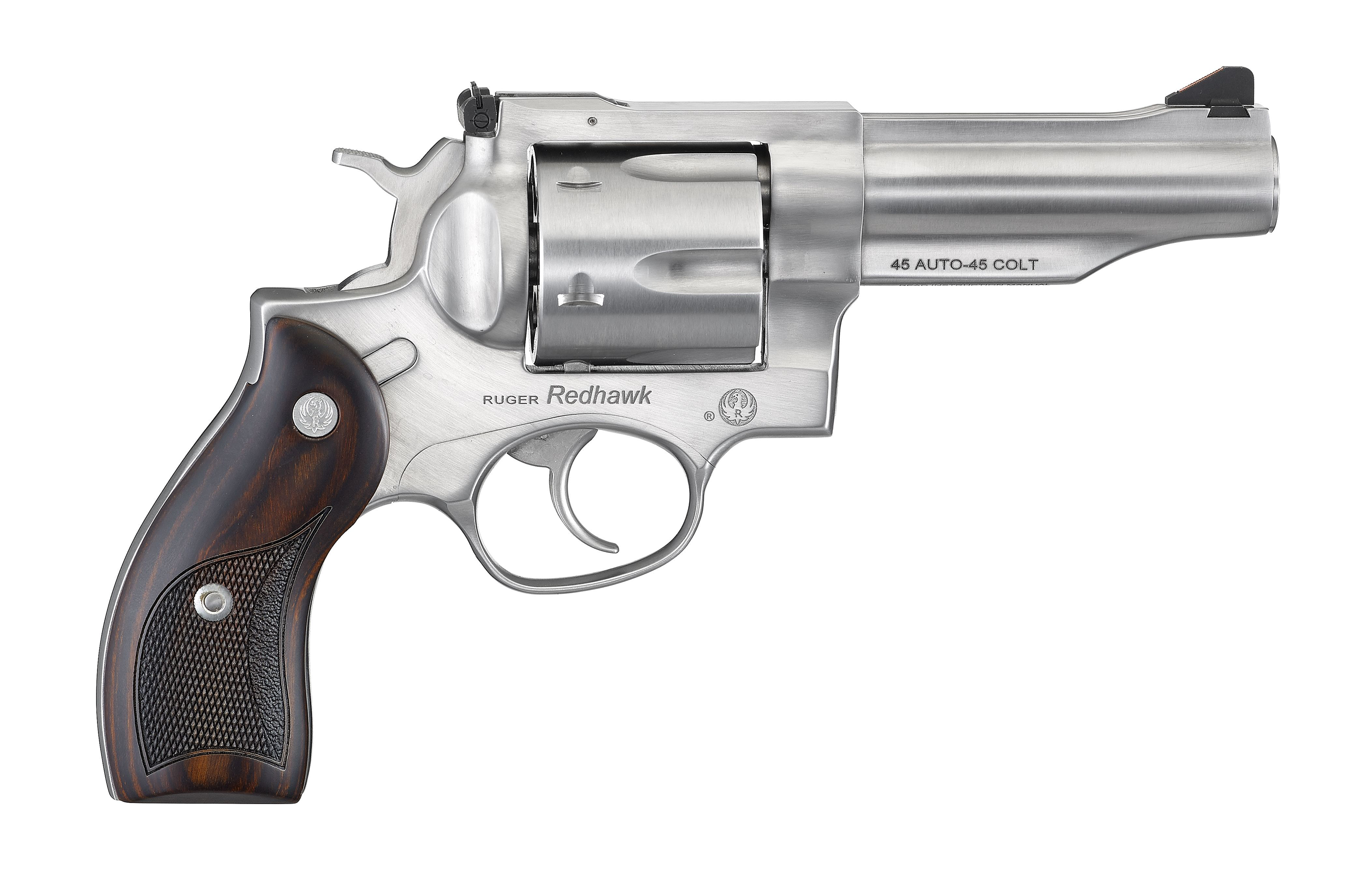 Ruger Redhawk DoubleAction Revolver  45 ACP45 Colt  42  Lasered Hardwood