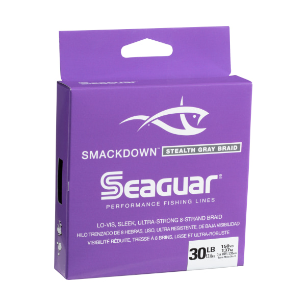 Seaguar Smackdown Braided Line - Stealth Gray - 150 Yards - 20 lb 