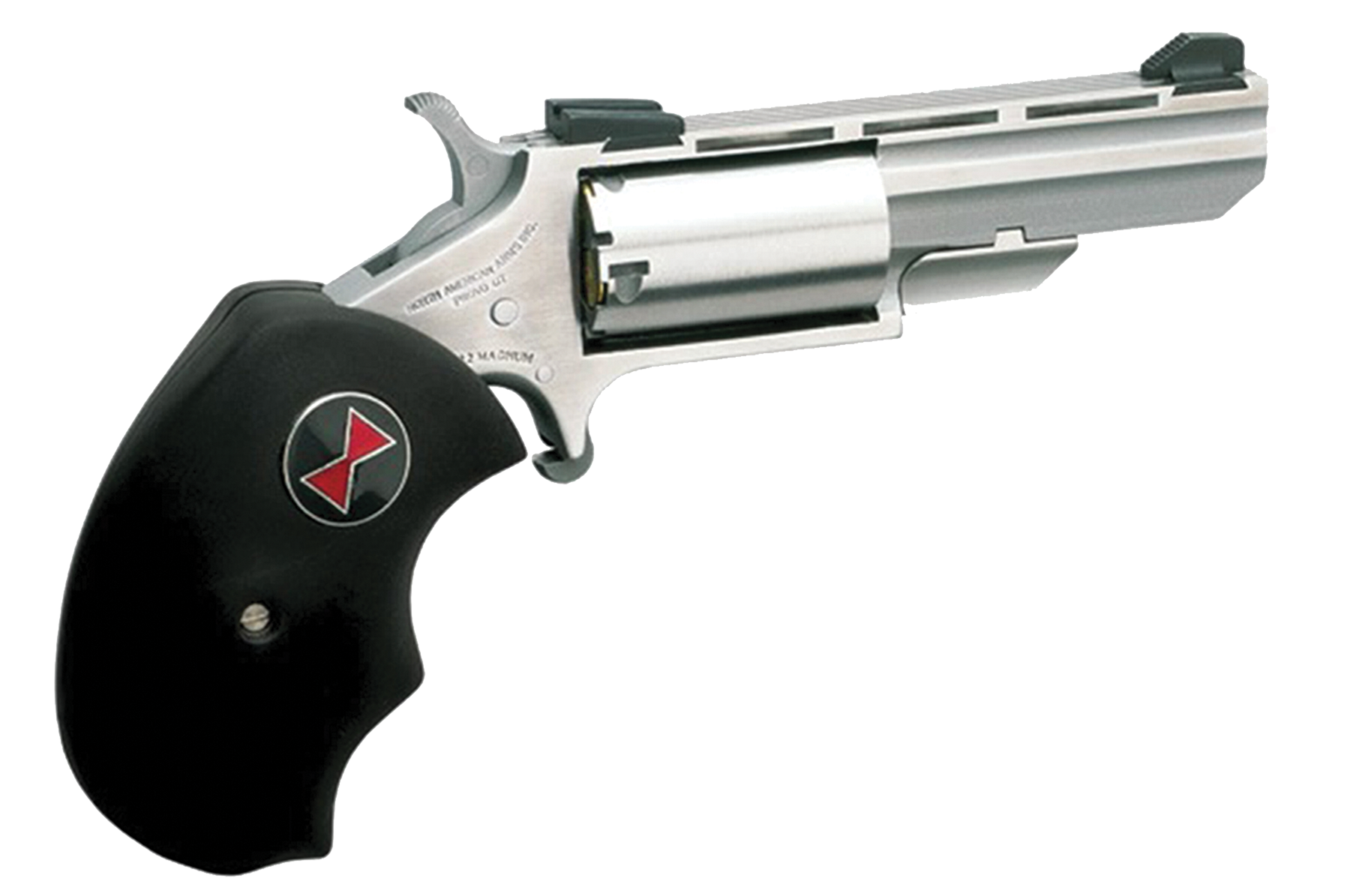 Image of North American Arms Black Widow Single-Action Rimfire Mini Revolver with Fixed Sights - Stainless