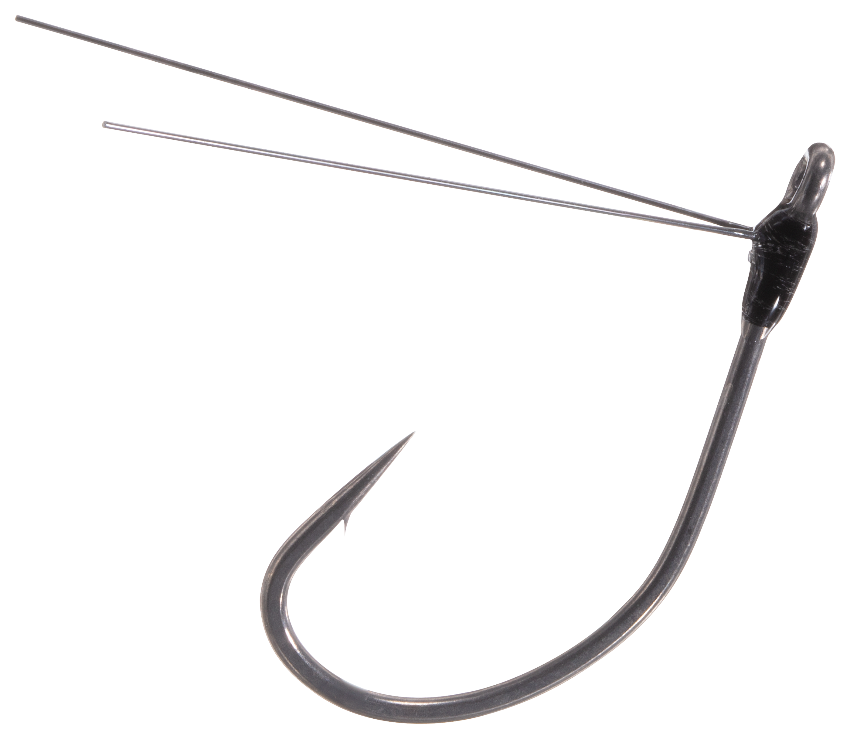 Image of Owner Weedless Sniper Finesse Hook - Silk Gray - 1/0