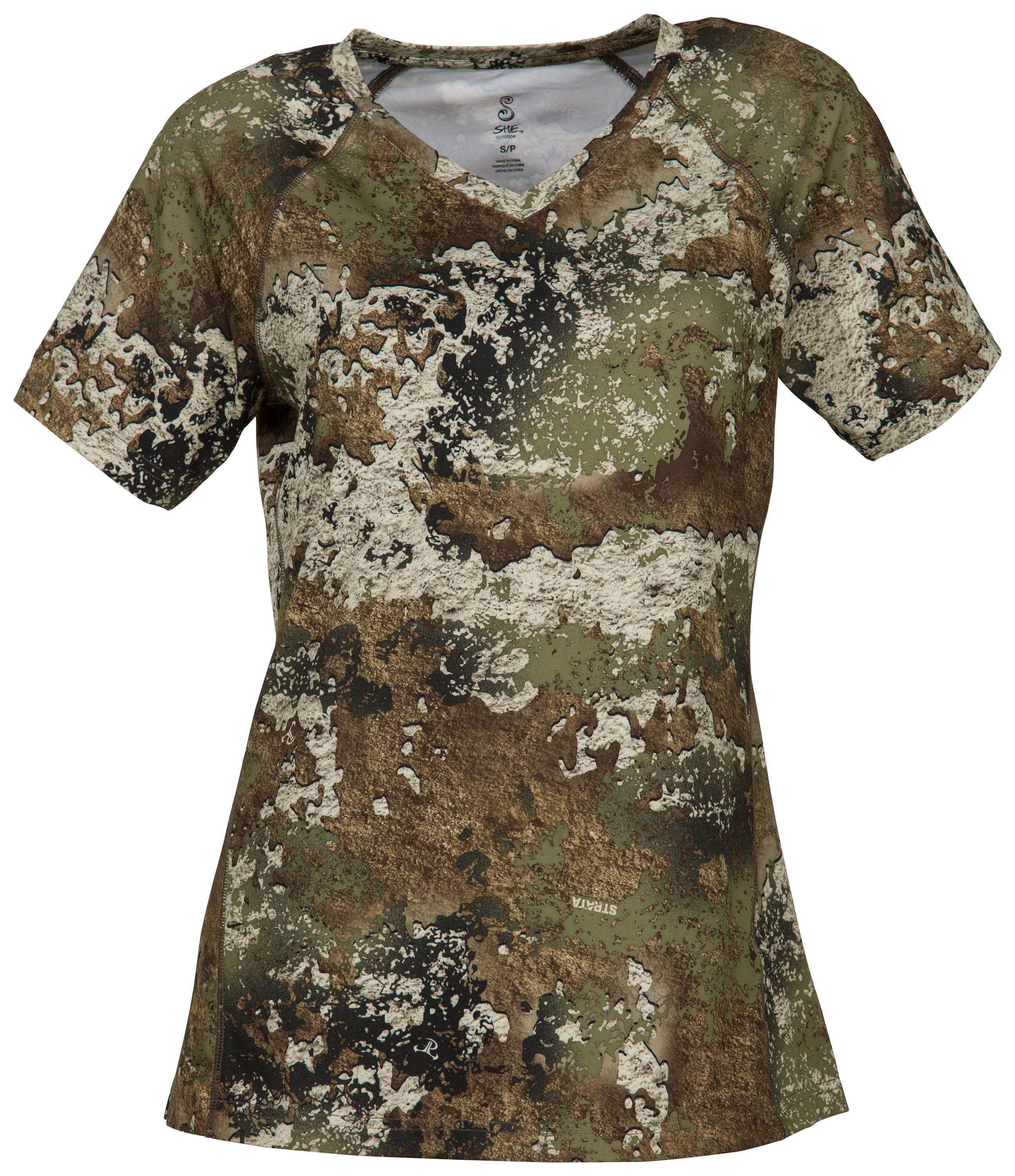 SHE Outdoor Lightweight Performance Short-Sleeve T-Shirt with 4MOST INHIBIT for Ladies