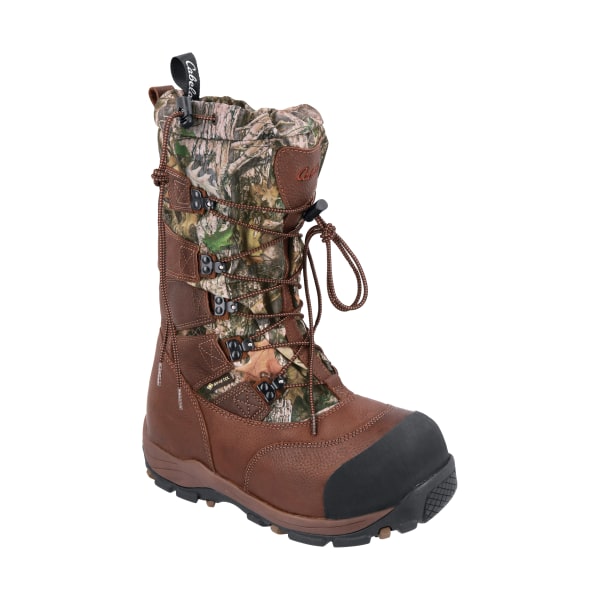 Cabela's Saskatchewan GORE-TEX Insulated Hunting Boots for Men - Dark Brown/TrueTimber Kanati - 8M