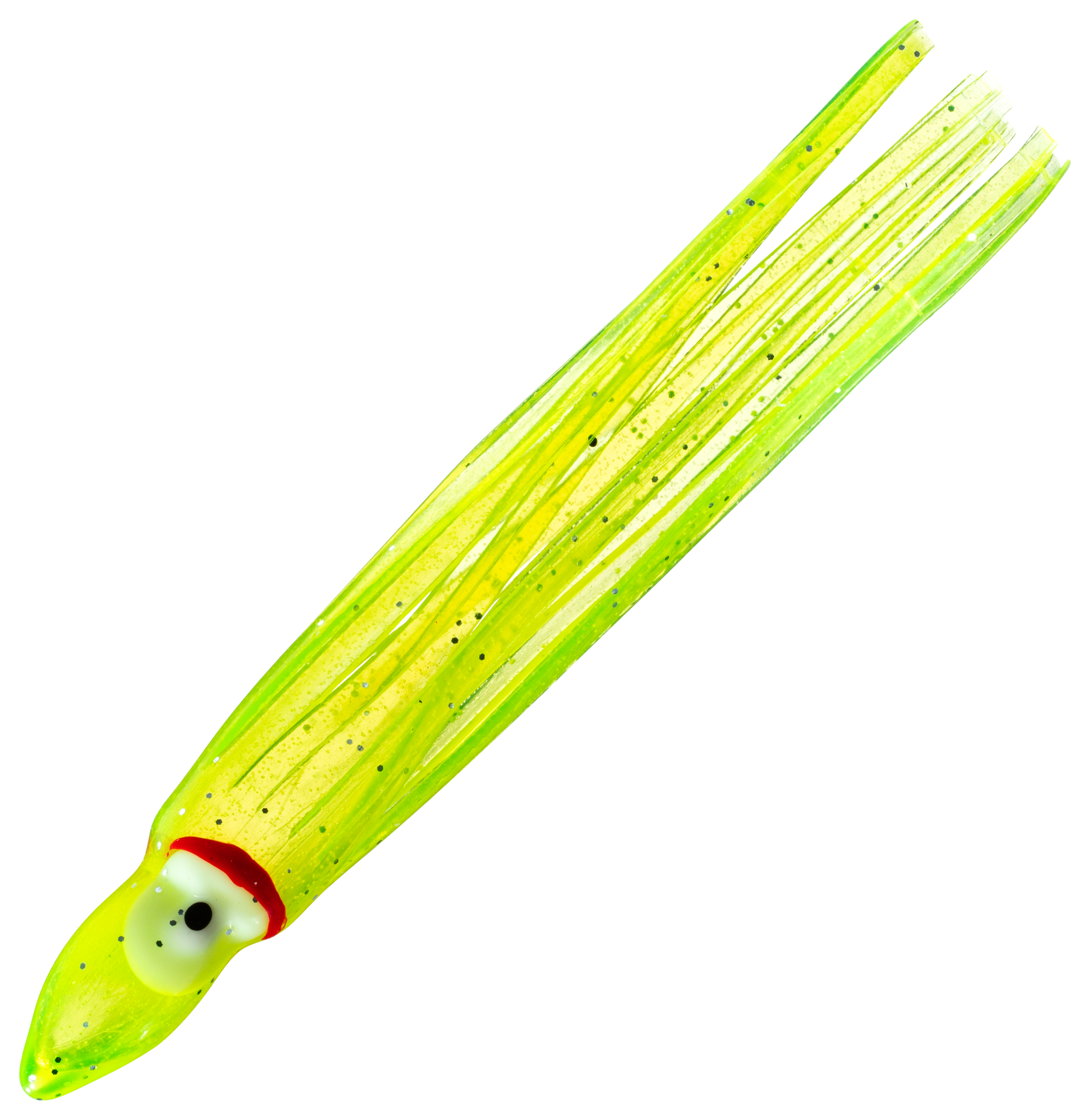 Image of Cabela's Hoochie Squid - 2-1/2'' - Chartreuse Sparkle