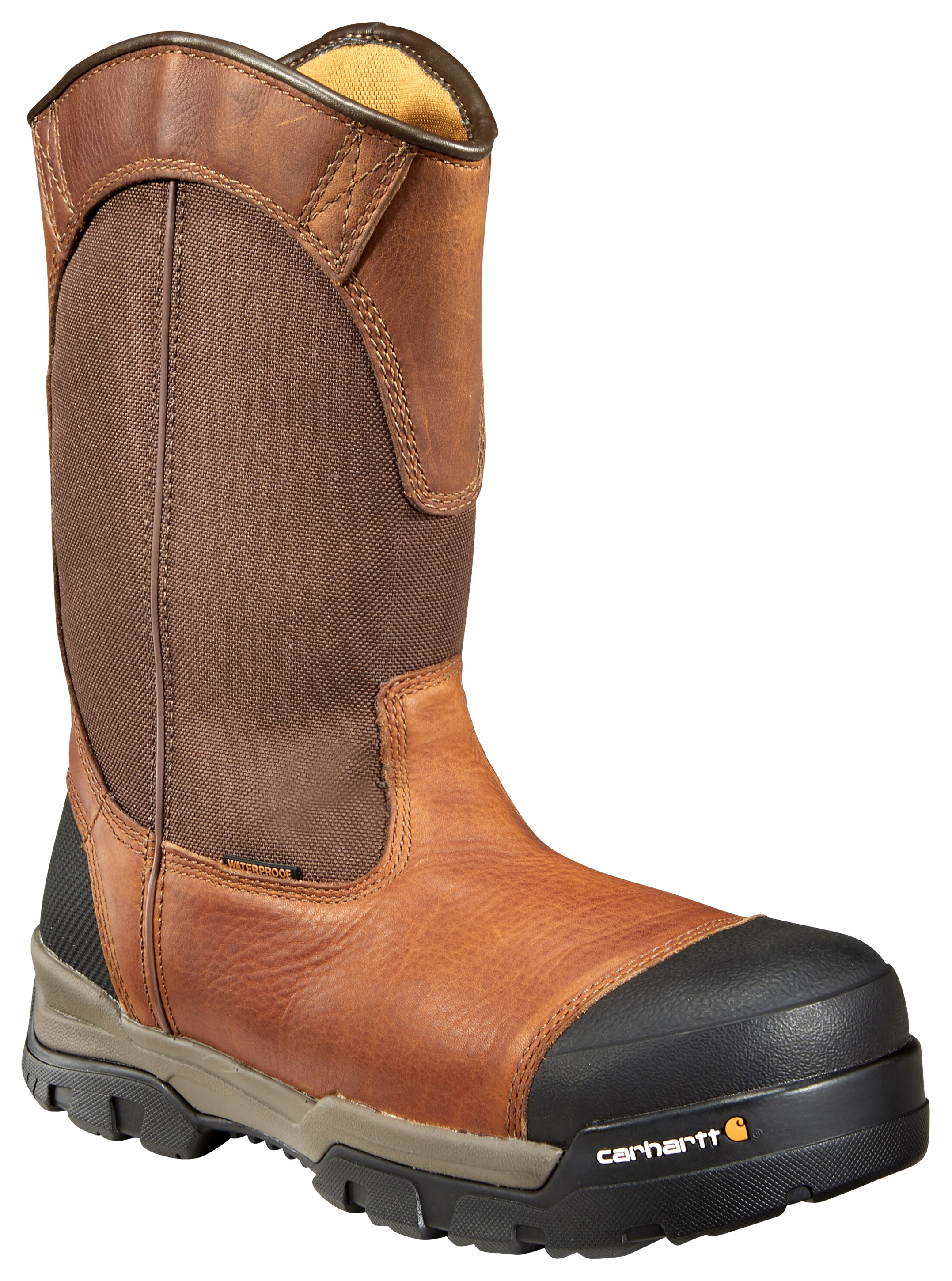 Carhartt Ground Force Waterproof Composite Toe Pull-On Work Boots for Men