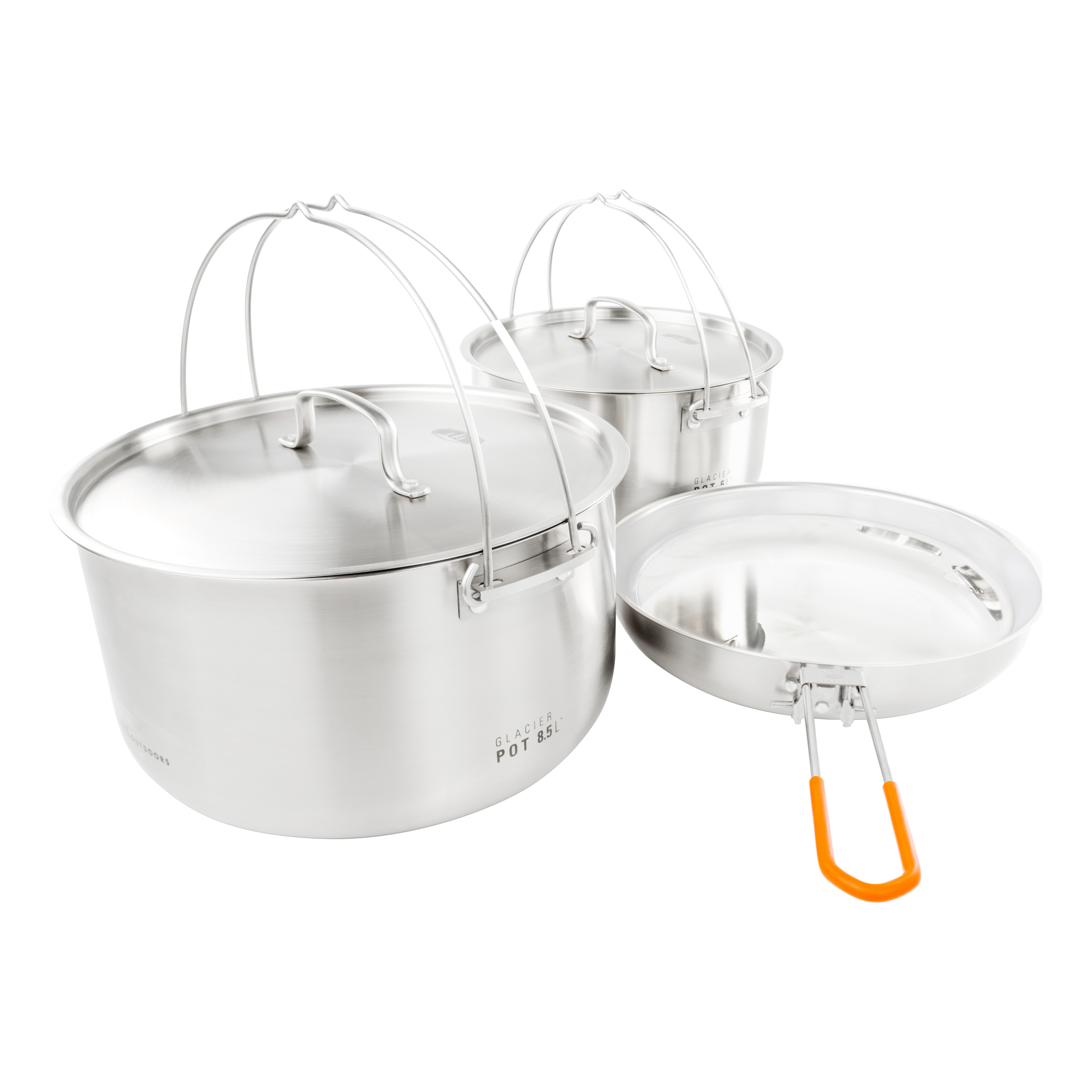 GSI Outdoors Glacier Stainless Steel Troop Cookset