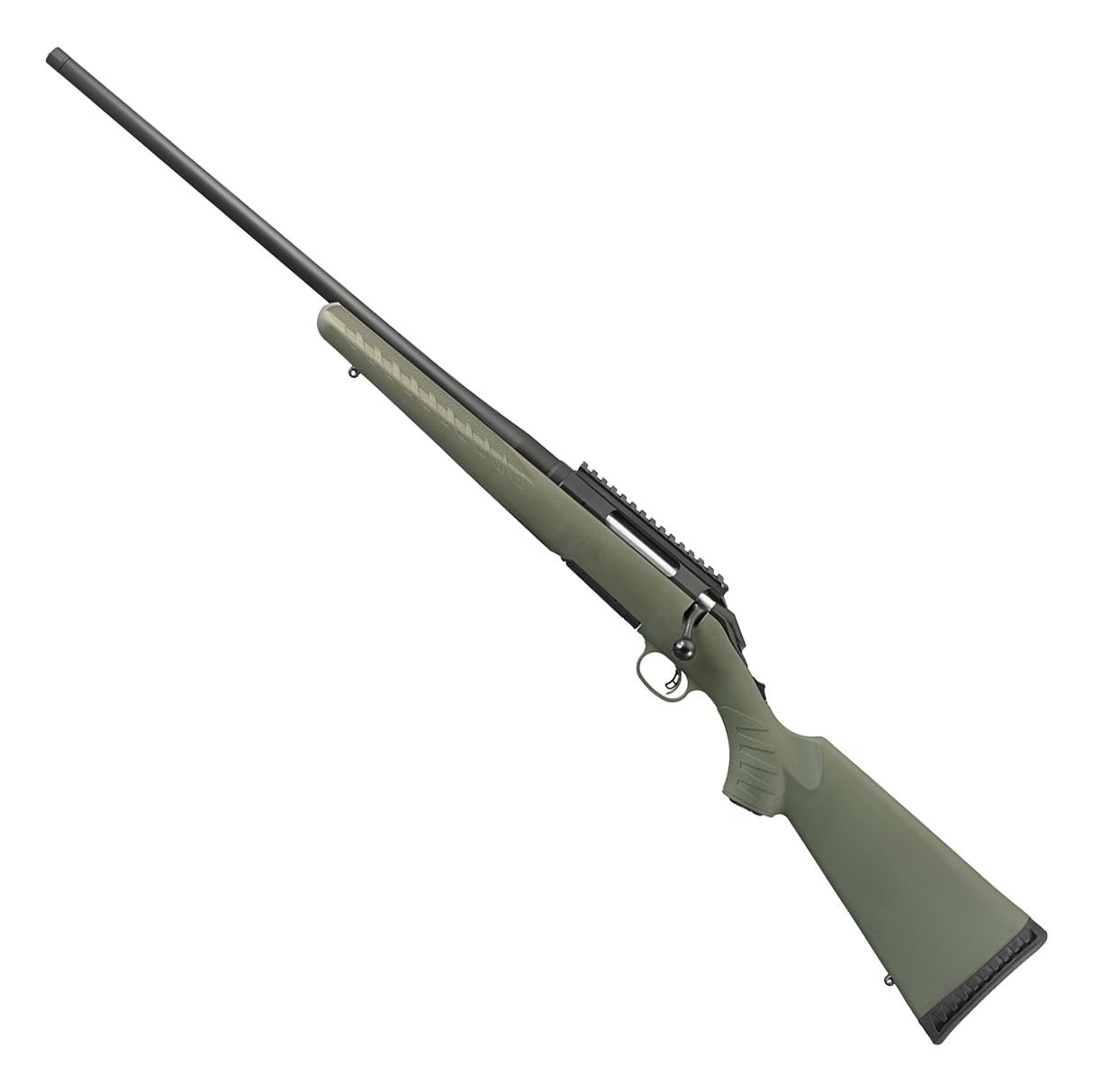 Image of "Ruger American Rifle Predator Bolt-Action Rifle with Flush-Fit Magazine -.243 Win - 22"" - Left - Synthetic Moss Green - 4 + 1"