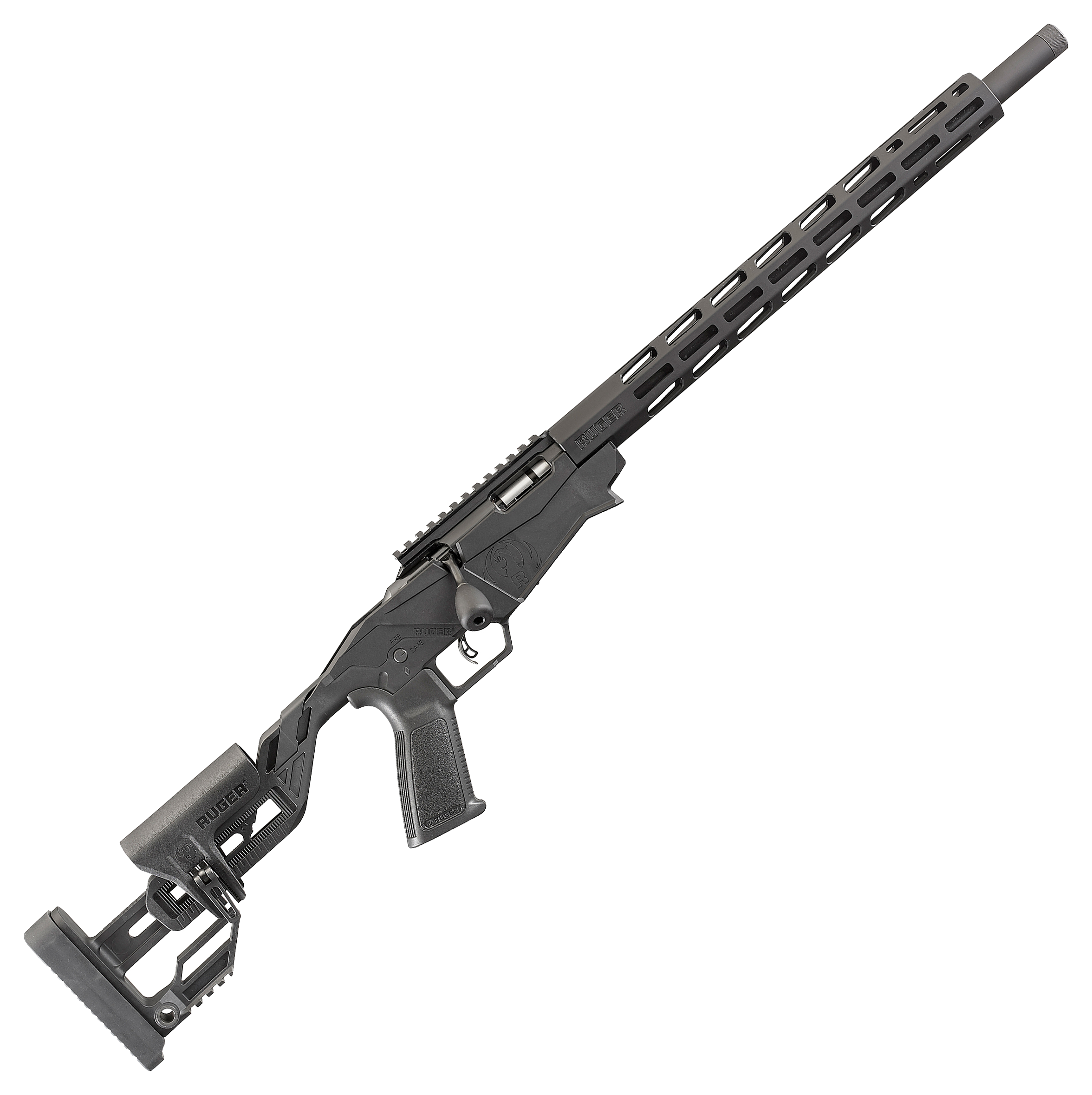 Ruger Precision Rimfire BoltAction Rifle 22 Magnum  9  1 Round Capacity  Black