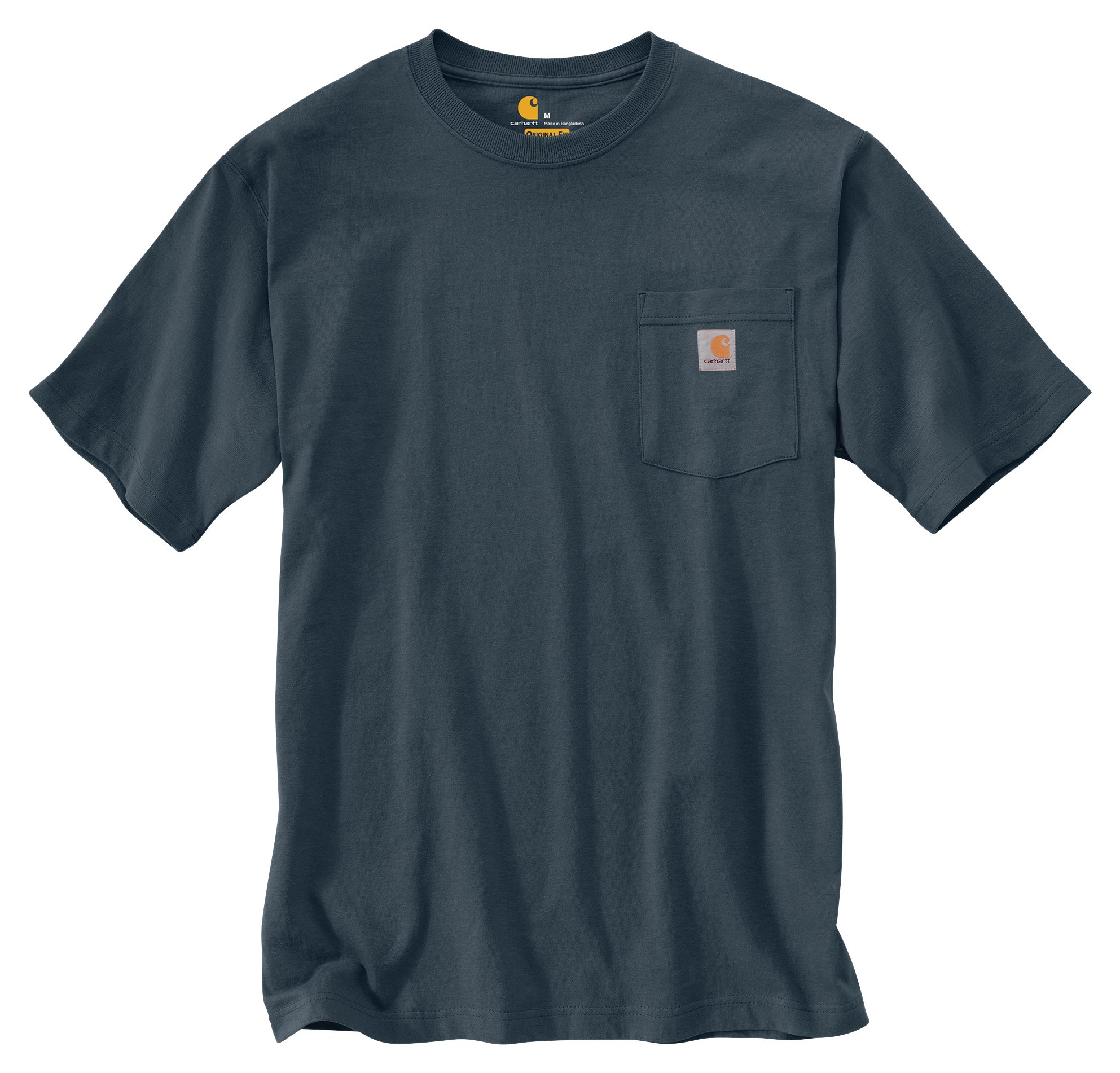 Image of Carhartt Loose Fit Heavyweight Short-Sleeve Pocket T-Shirt for Men - Bluestone - M