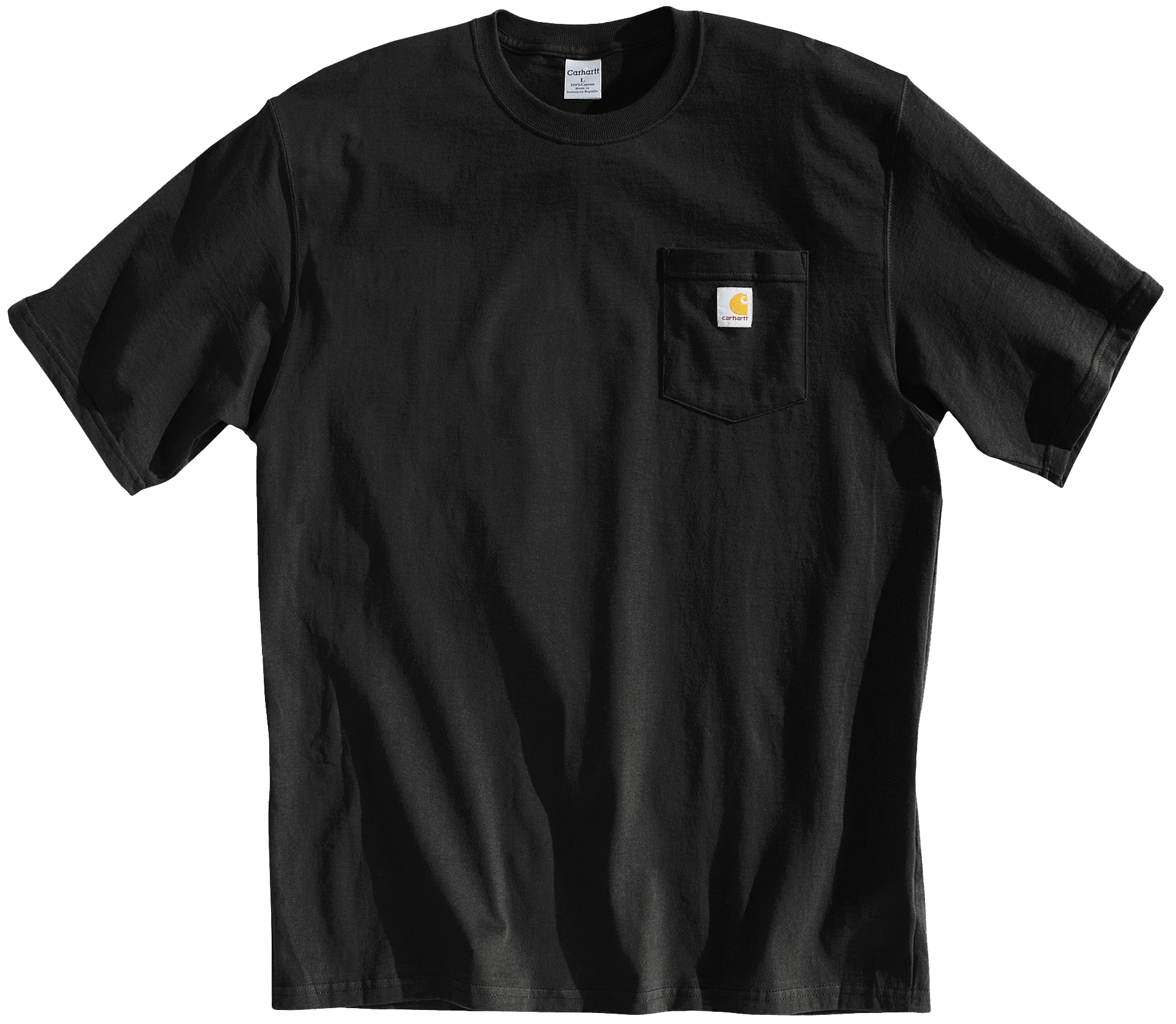 Image of Carhartt Loose Fit Heavyweight Short-Sleeve Pocket T-Shirt for Men - Black - 4XLT