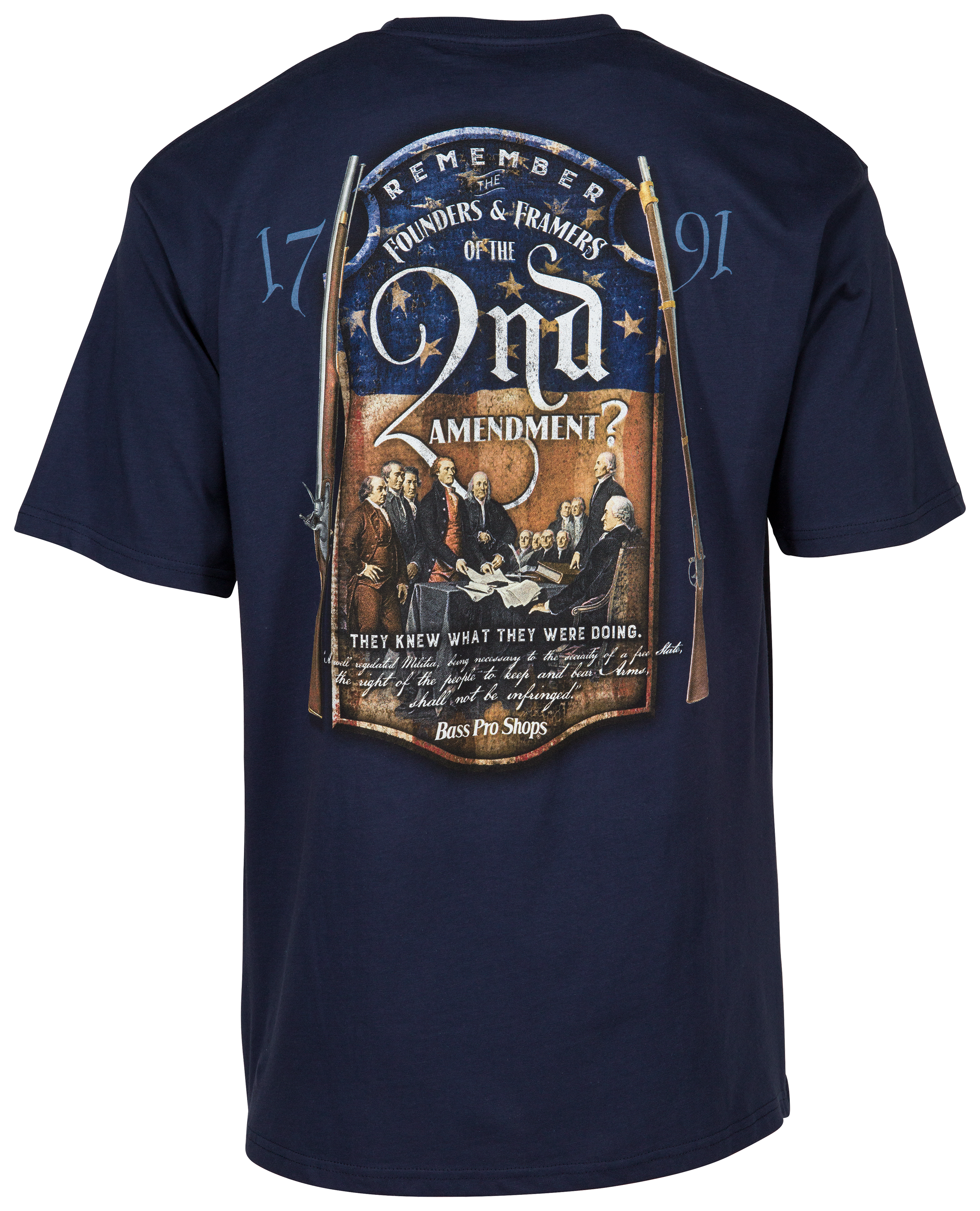 Bass Pro Shops Founders & Framers Short-Sleeve T-Shirt for Men - Navy - 3XL product image