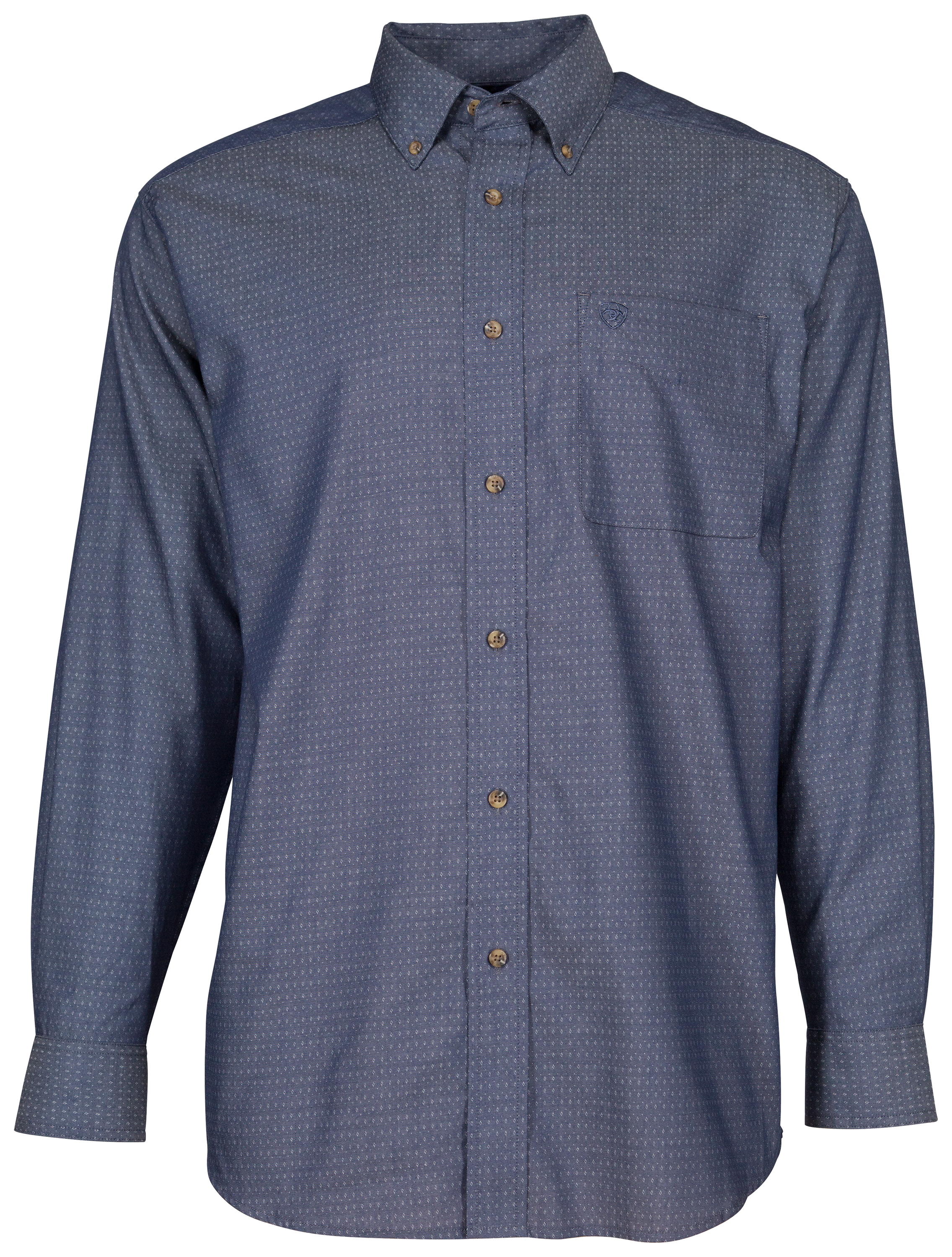 Image of Ariat Searson Classic Fit Long-Sleeve Shirt for Men - Night Sky - S