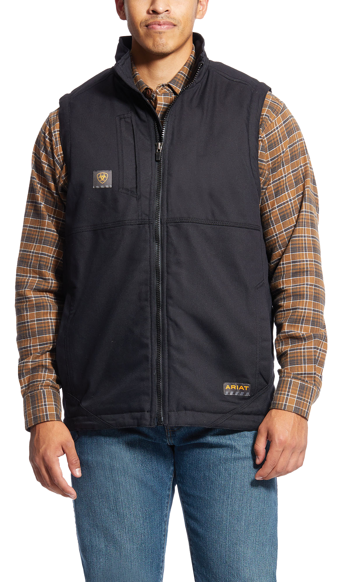 Image of Ariat Rebar DuraCanvas Vest for Men - Black - 3XL