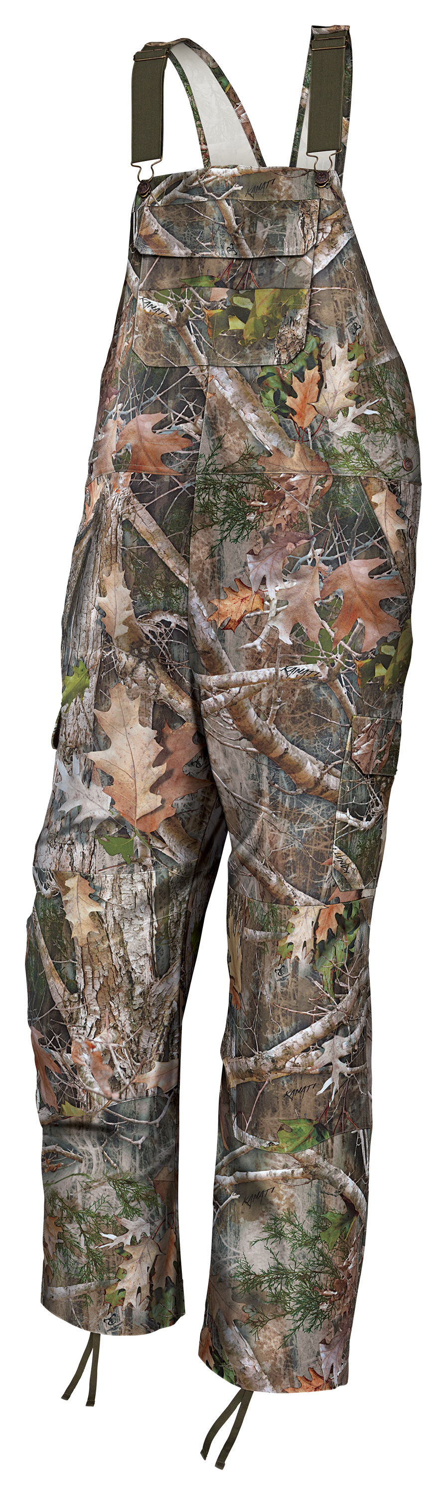 RedHead Silent-Hide Uninsulated Bibs for Men - TrueTimber Kanati - XL