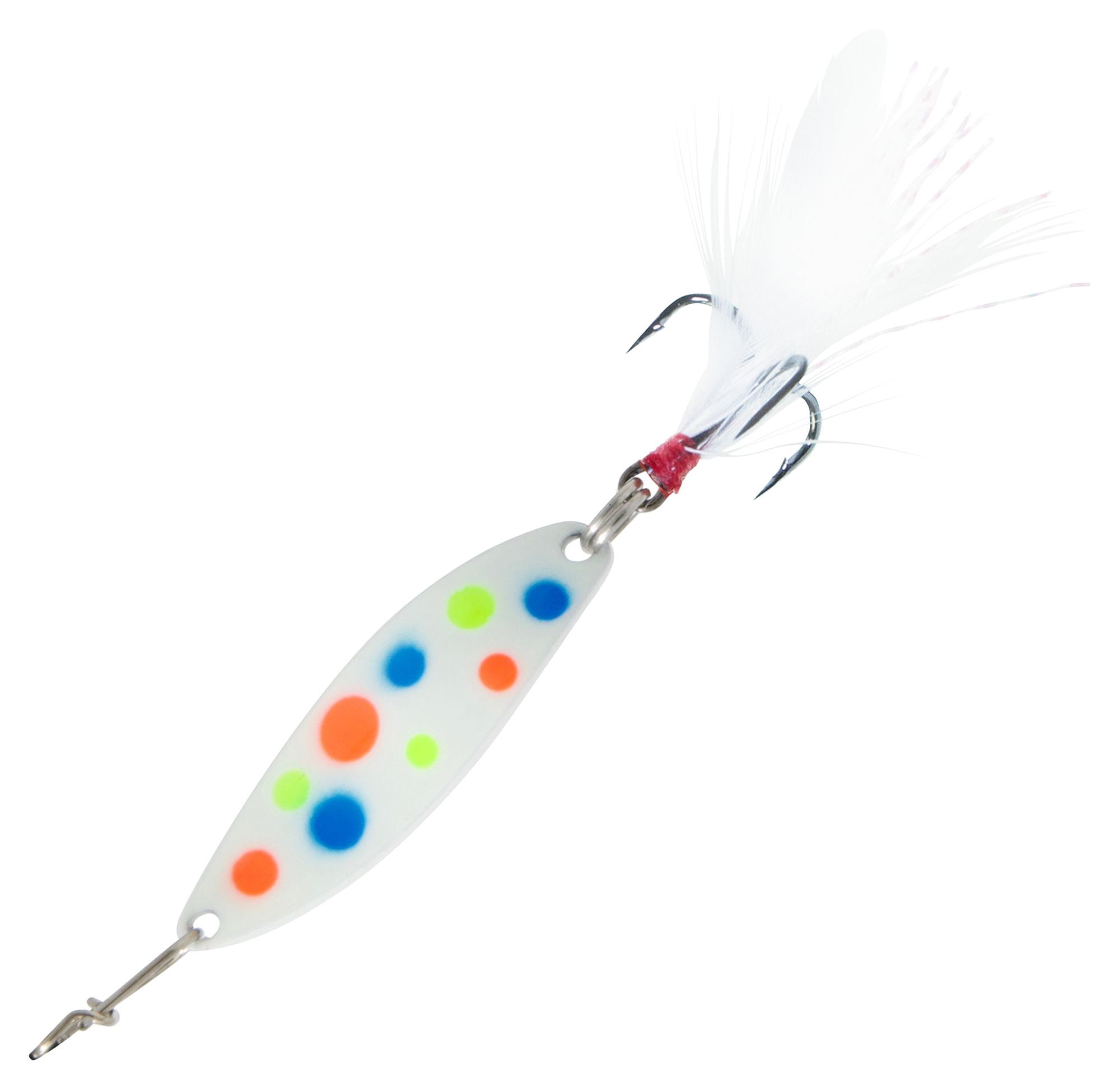 Clam Pro Tackle Leech Flutter Spoon - #10 - Glow Wonderbread