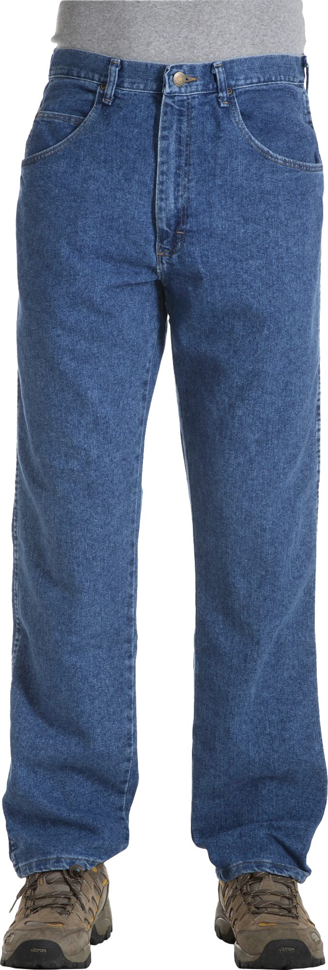 Wrangler Rugged Wear Relaxed Fit Stretch Jeans for Men - Stonewash - 38x32
