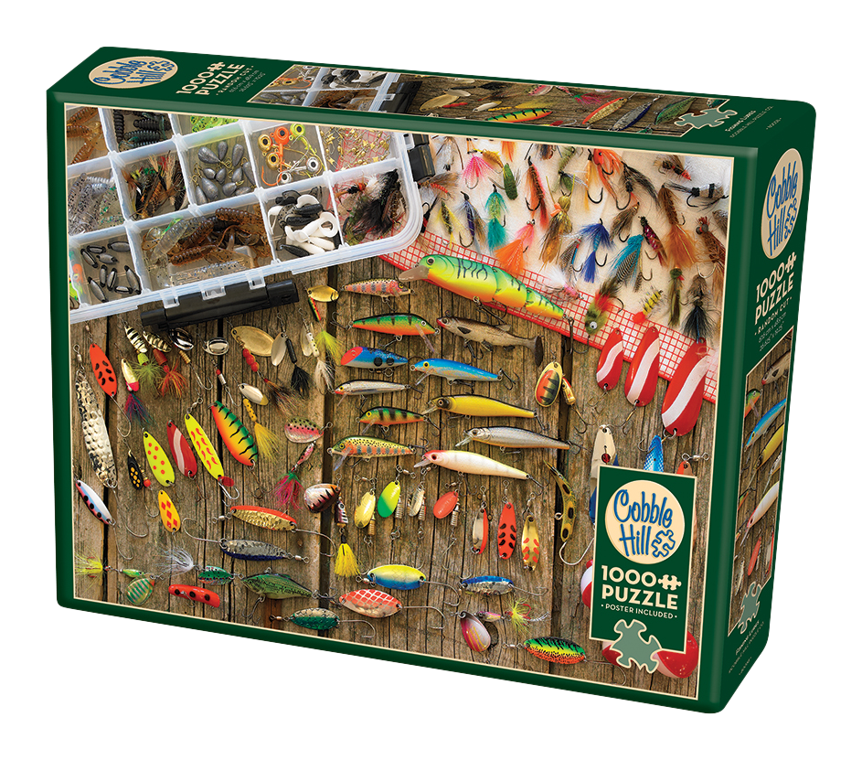 Cobble Hill Fishing Lures 1,000-Piece Jigsaw Puzzle