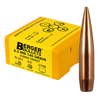Berger Match Hybrid Target Bullets - 200 Grain - .308 - 100 Rounds