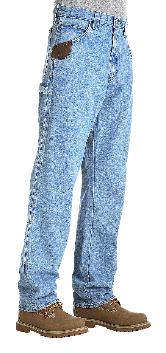 Image of Wrangler RIGGS Workwear Ripstop Carpenter Pants for Men - Vintage Indigo - 34x34