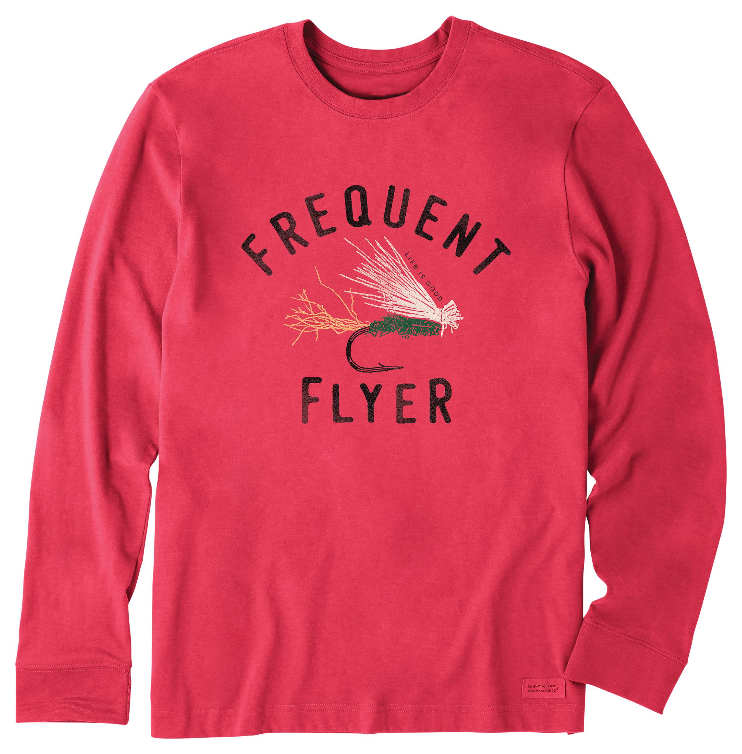 Life is Good Frequent Flyer Crusher Long-Sleeve T-Shirt for Men